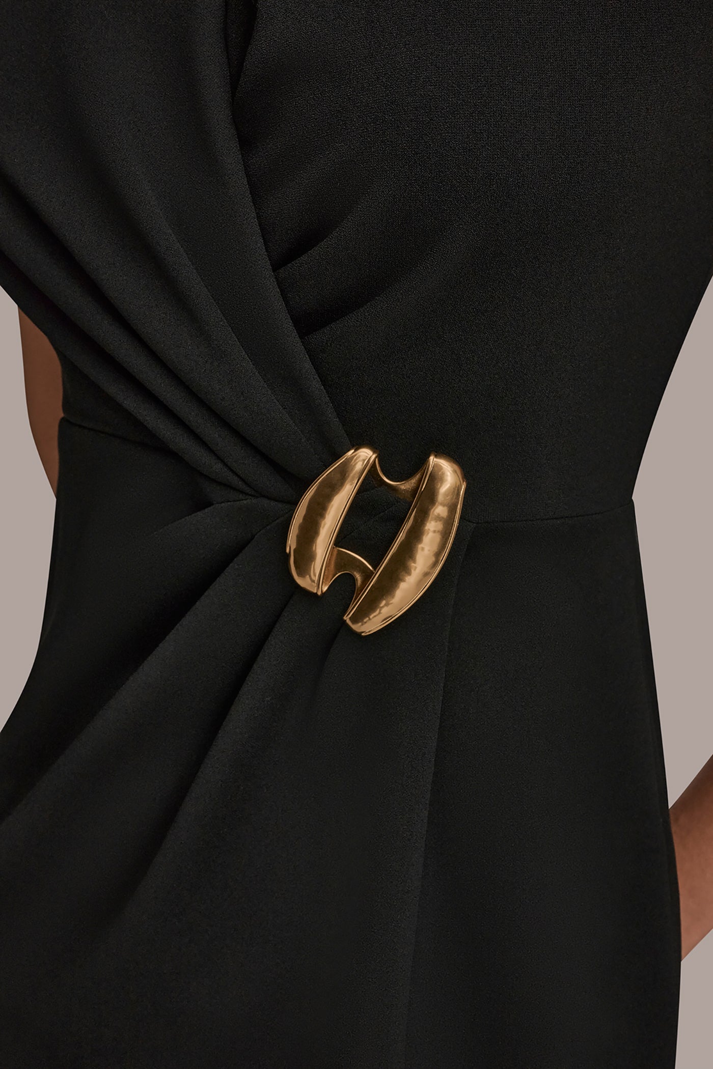 SLEEVELESS WRAP-EFFECT SHEATH DRESS VIEW 5 | New Dresses