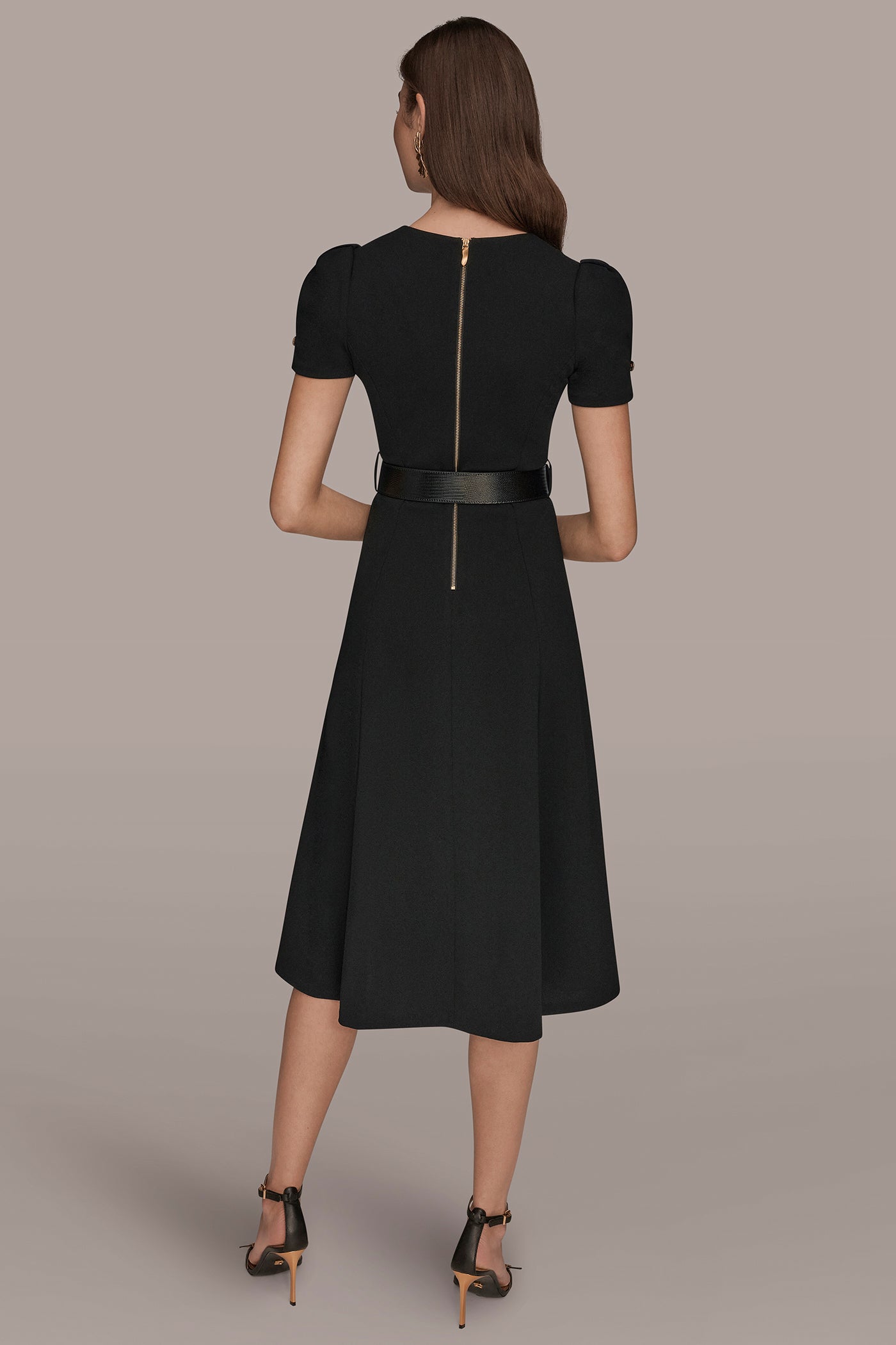 TWILL A-LINE DRESS | View 2 | Dresses & Jumpsuits