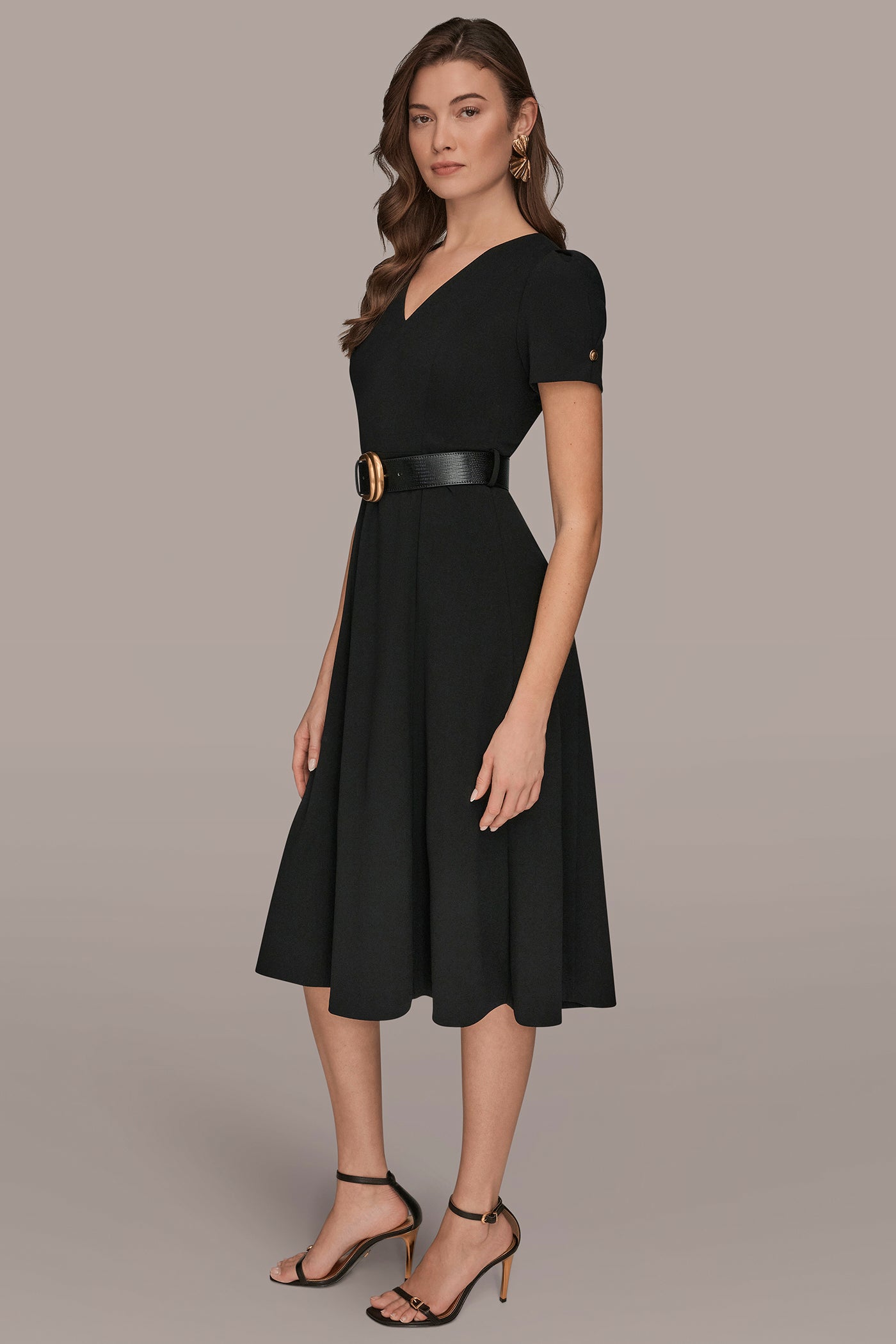 TWILL A-LINE DRESS VIEW 3 | Dresses & Jumpsuits