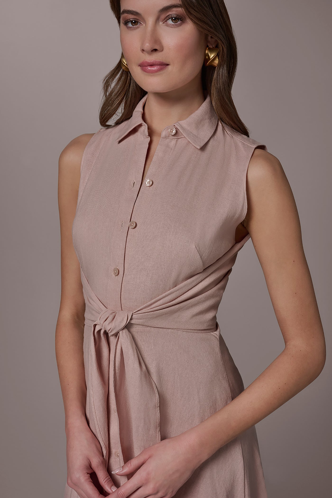donna karan shirt dress Donna Karan Women's Organza Floral Midi Shirt Dress in Geranium Multi Pink, Size 6