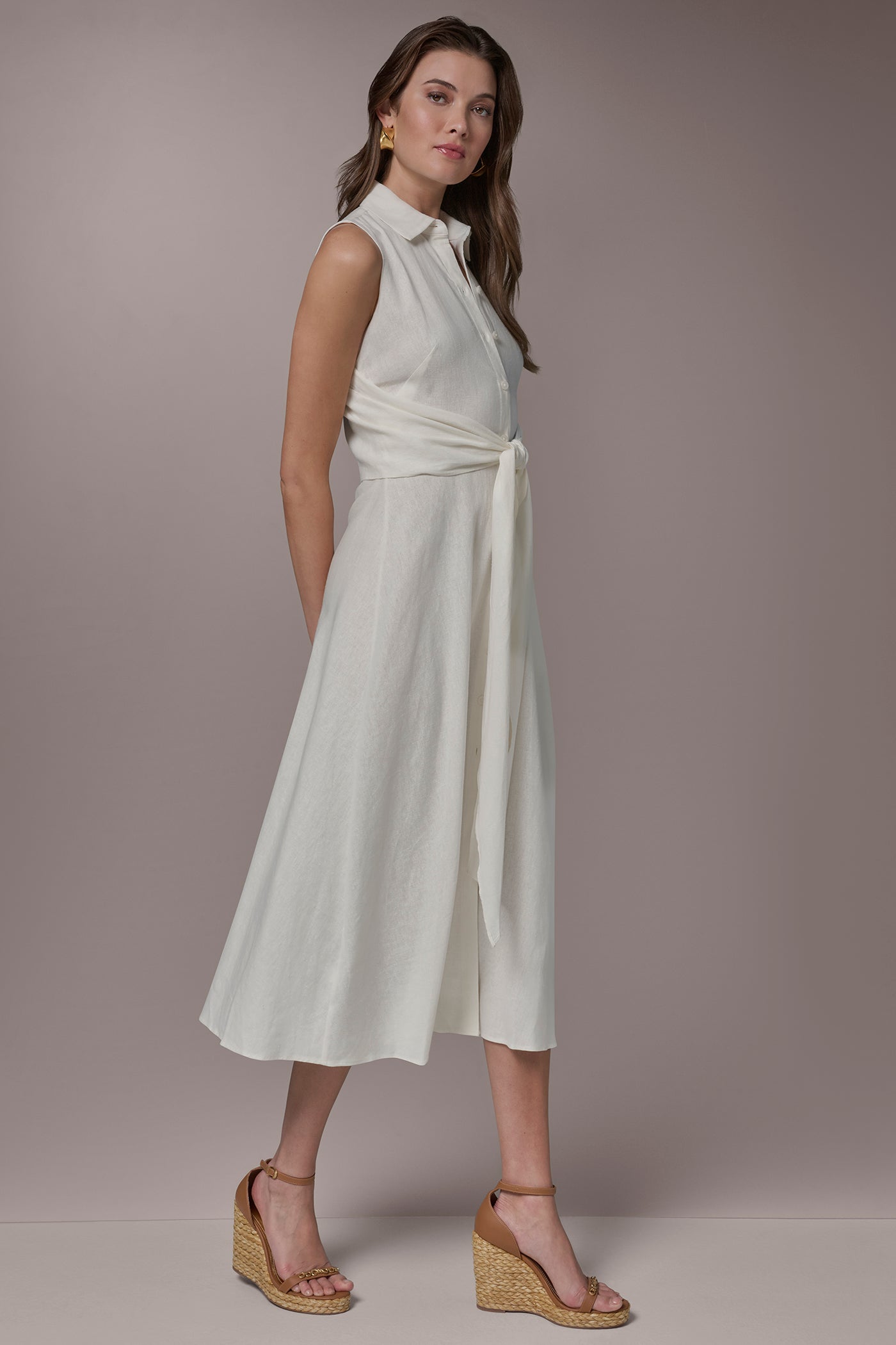 BELTED SHIRT DRESS VIEW 3 | Dresses & Jumpsuits