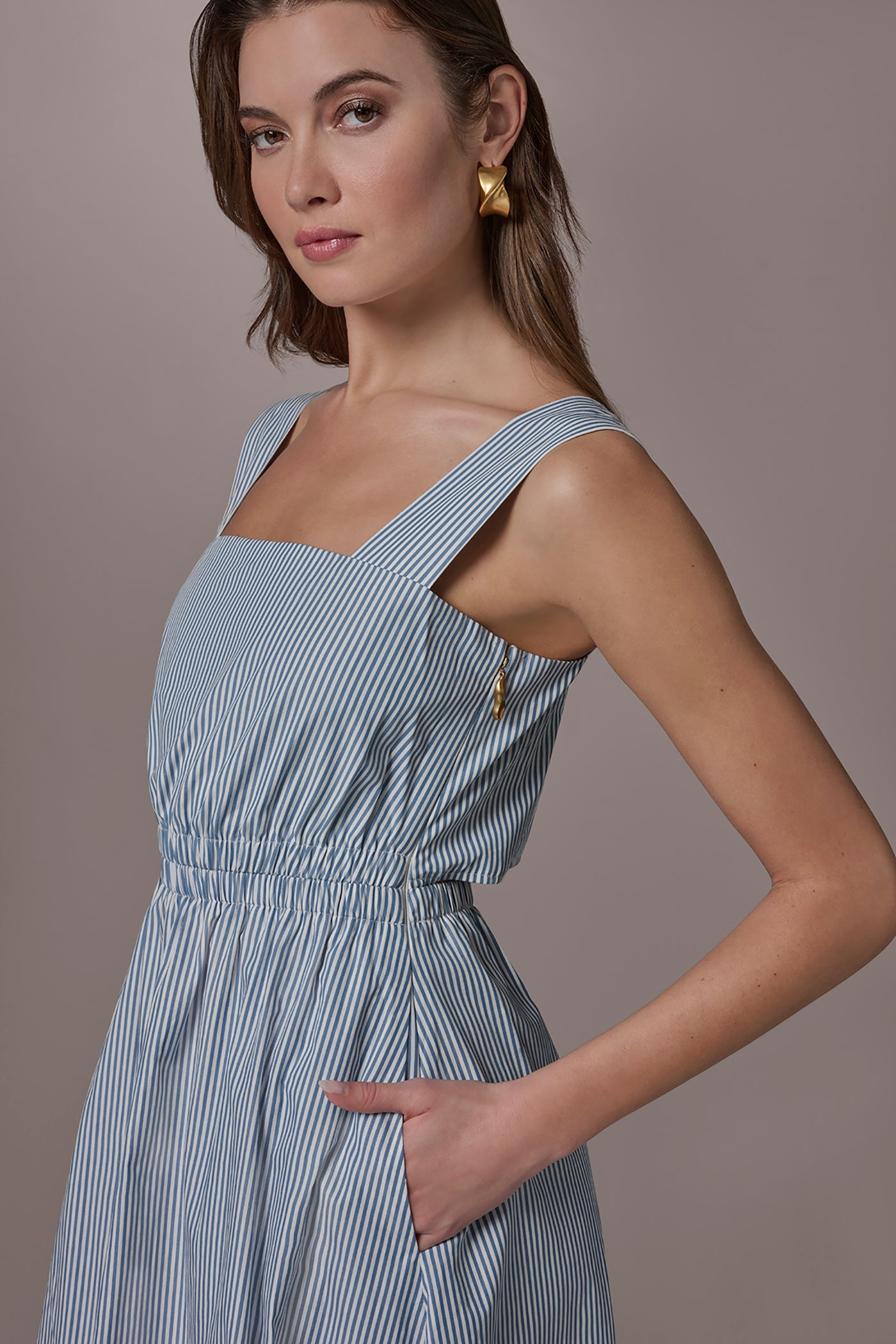 MIDI FIT-AND-FLARE DRESS VIEW 5 | Dresses & Jumpsuits