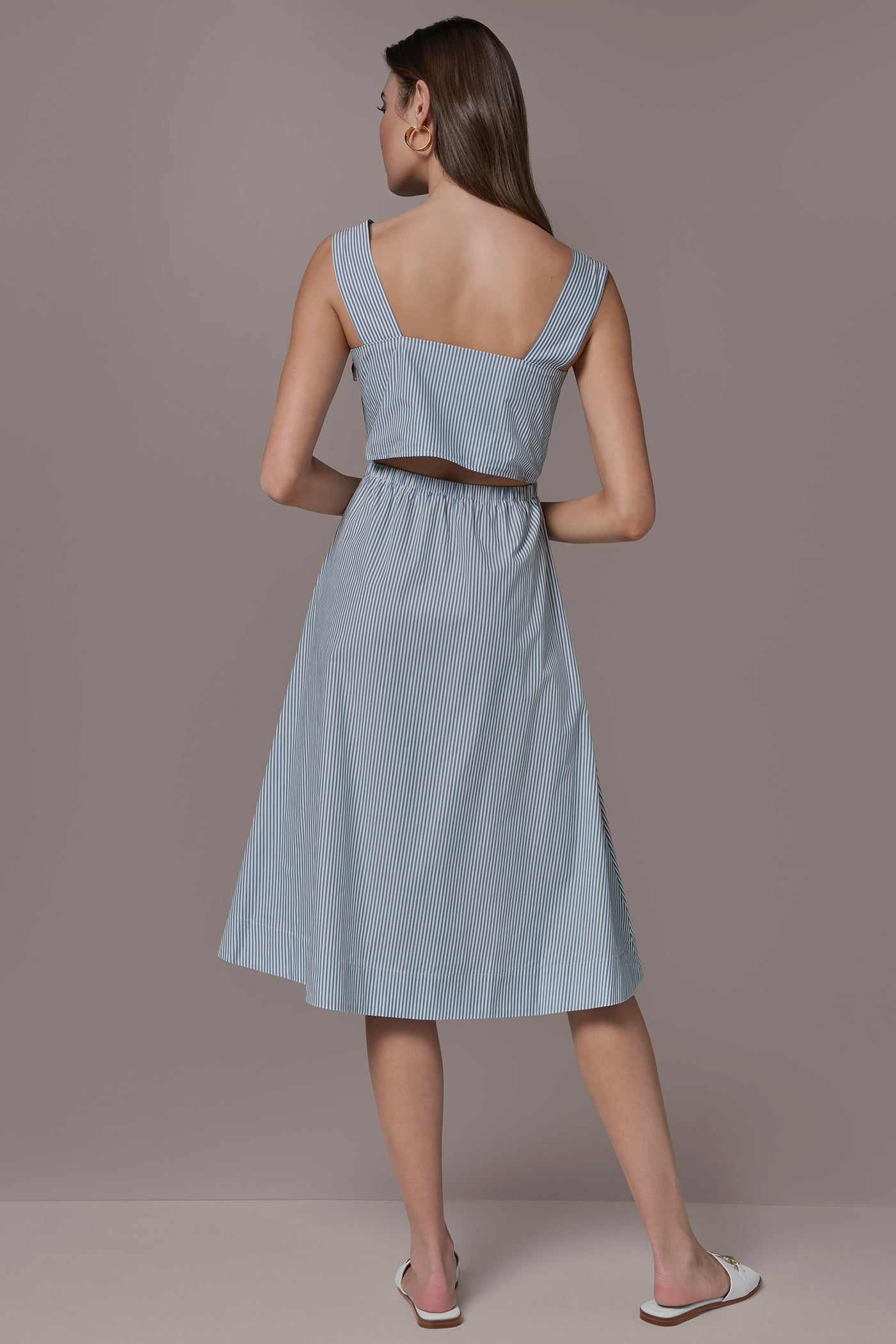 MIDI FIT-AND-FLARE DRESS | View 2 | Dresses & Jumpsuits