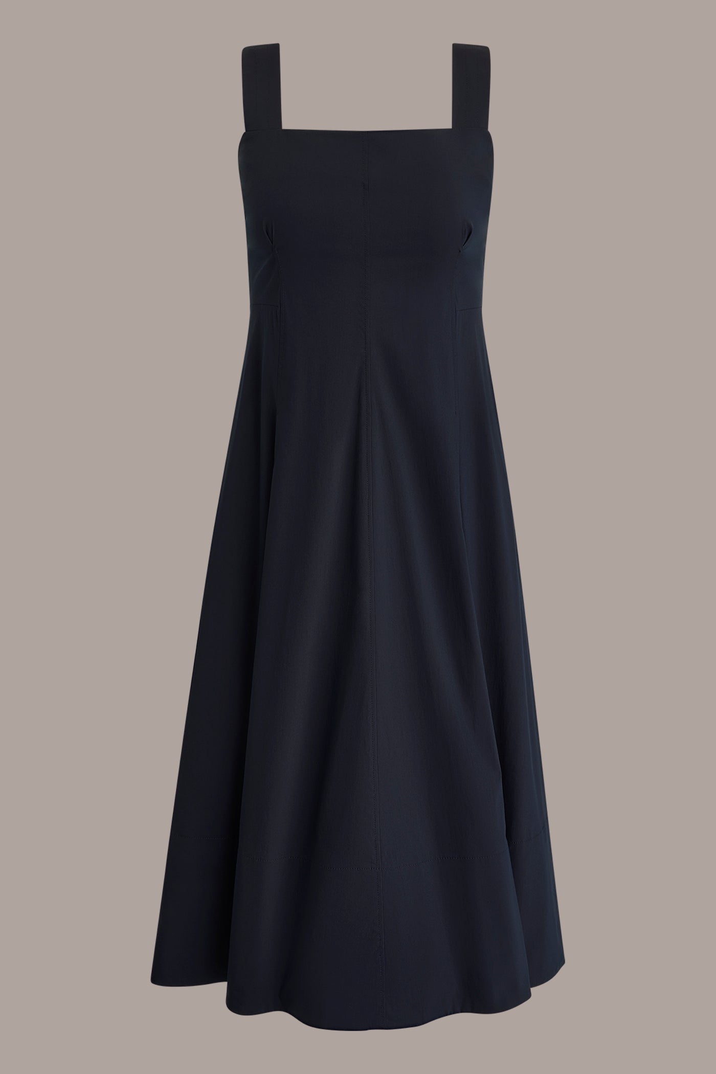 SQUARE NECK A-LINE DRESS VIEW 7 | Clothing