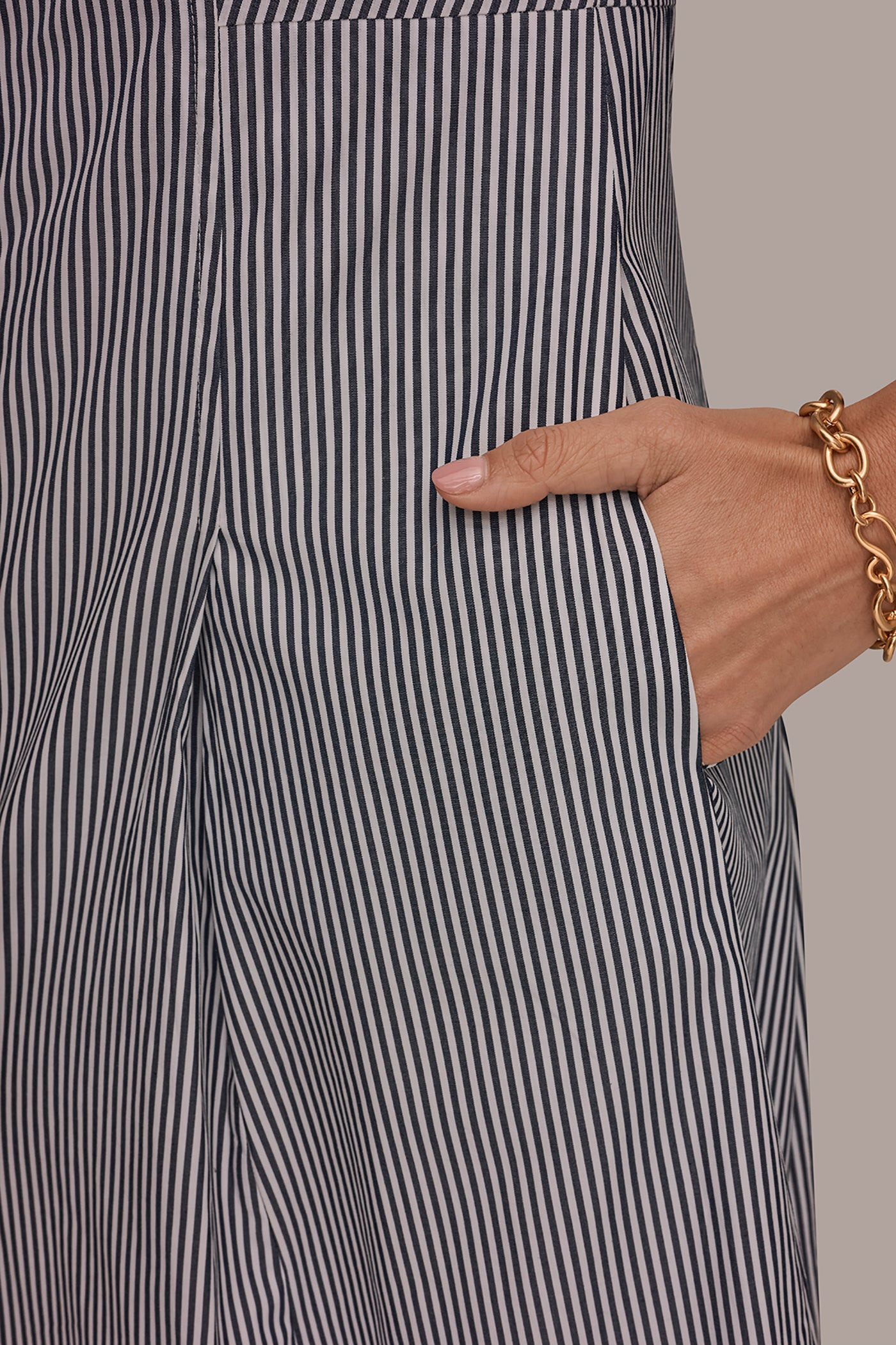 COTTON-POPLIN STRIPED MIDI SHIRT DRESS VIEW 5 | New Arrivals