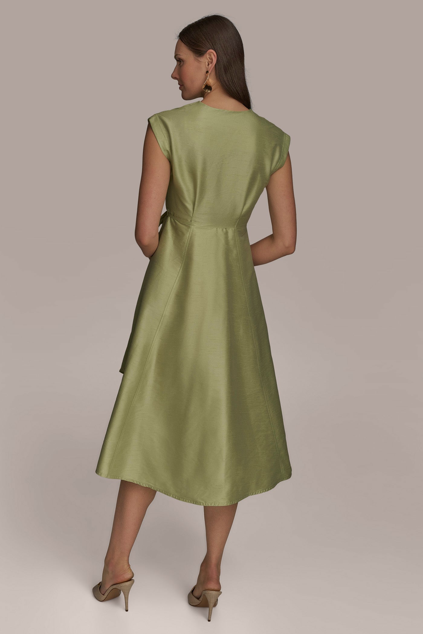 GATHERED WRAP DRESS | View 2 | Dresses & Jumpsuits