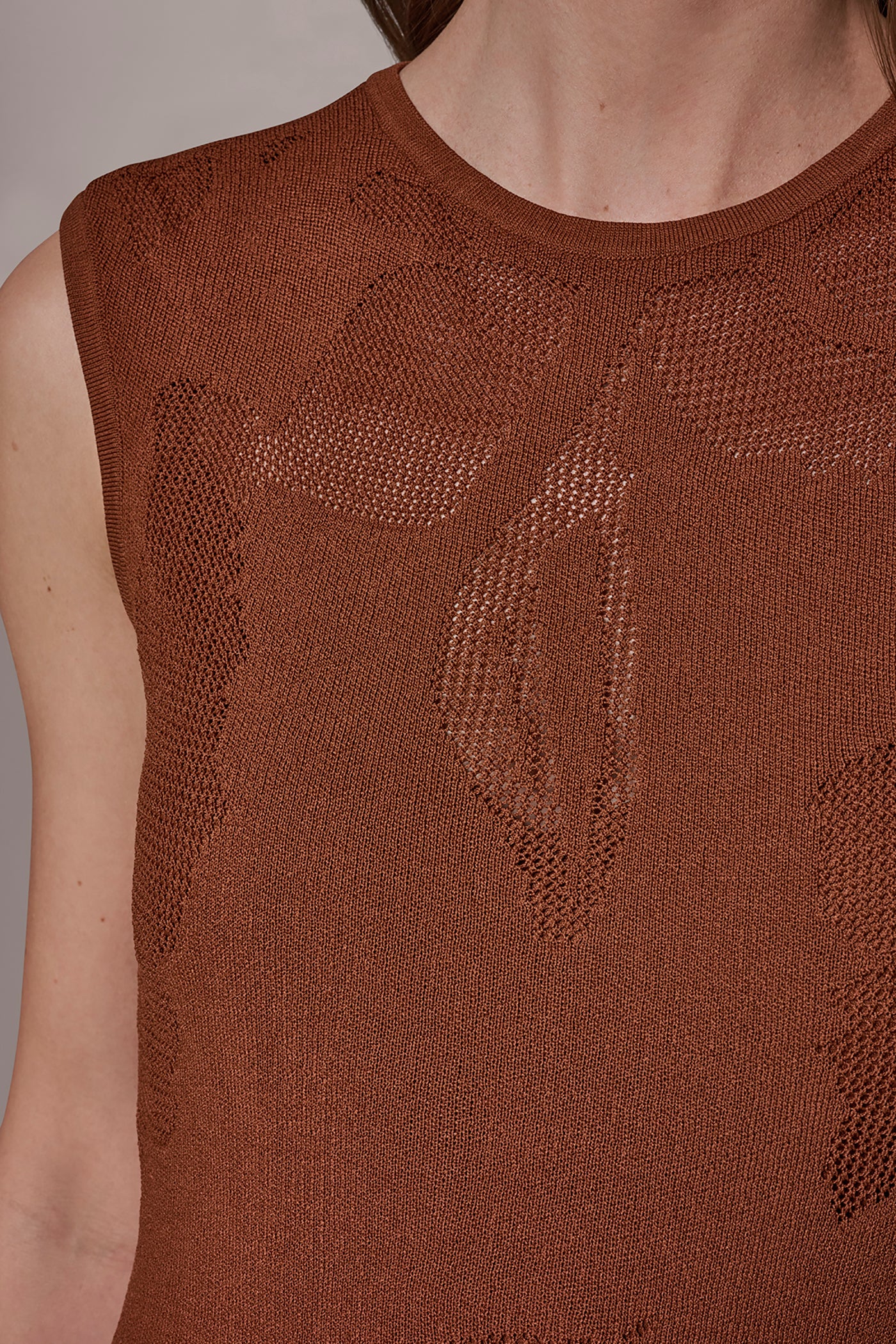 FLORAL-JACQUARD MIDI SWEATER DRESS VIEW 5