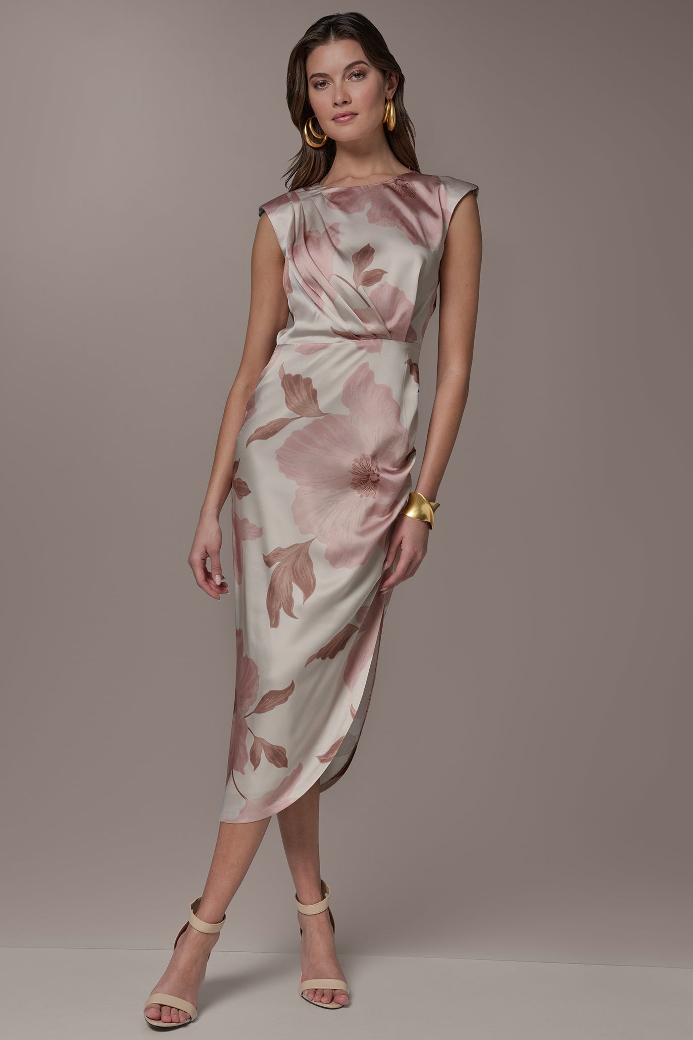 floral formal dress midi FLORAL MIRAGE MIDI DRESS | CULT MIA