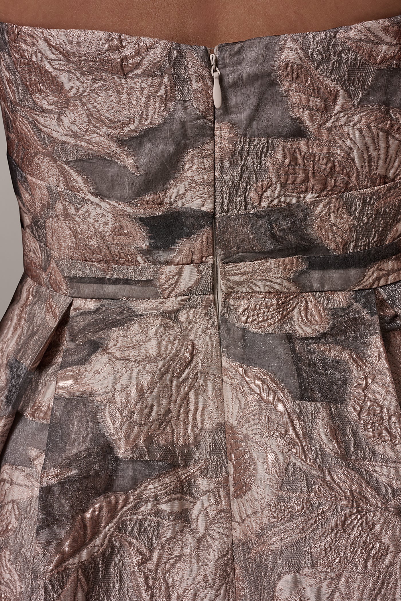 FLORAL-JACQUARD STRAPLESS BALL GOWN VIEW 5 | New clothing