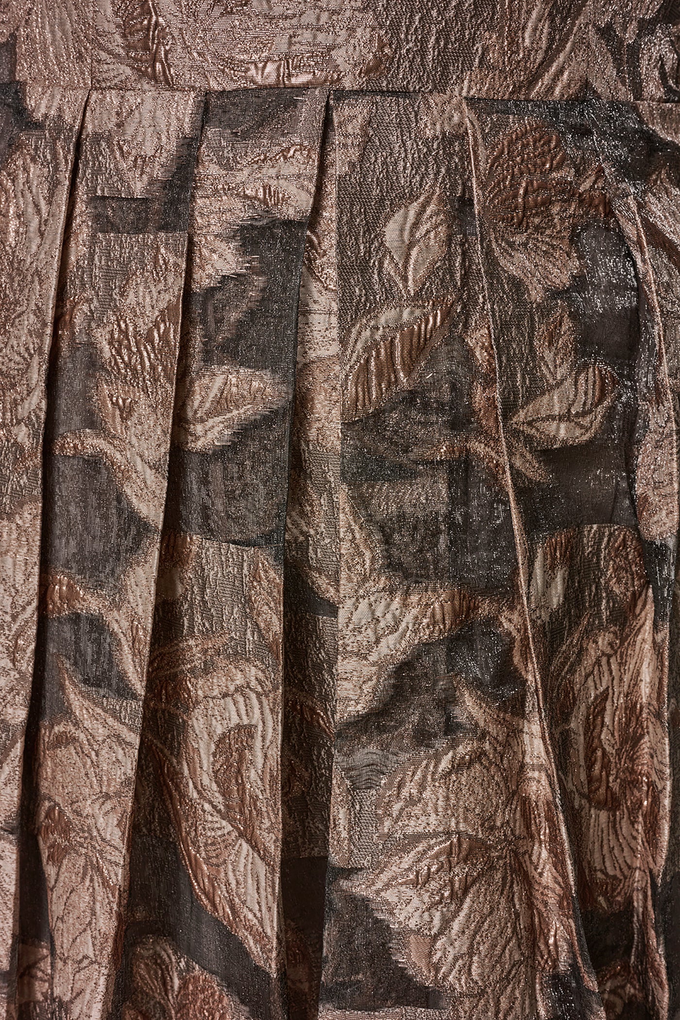 FLORAL-JACQUARD MIDI GOWN VIEW 5 | New Arrivals