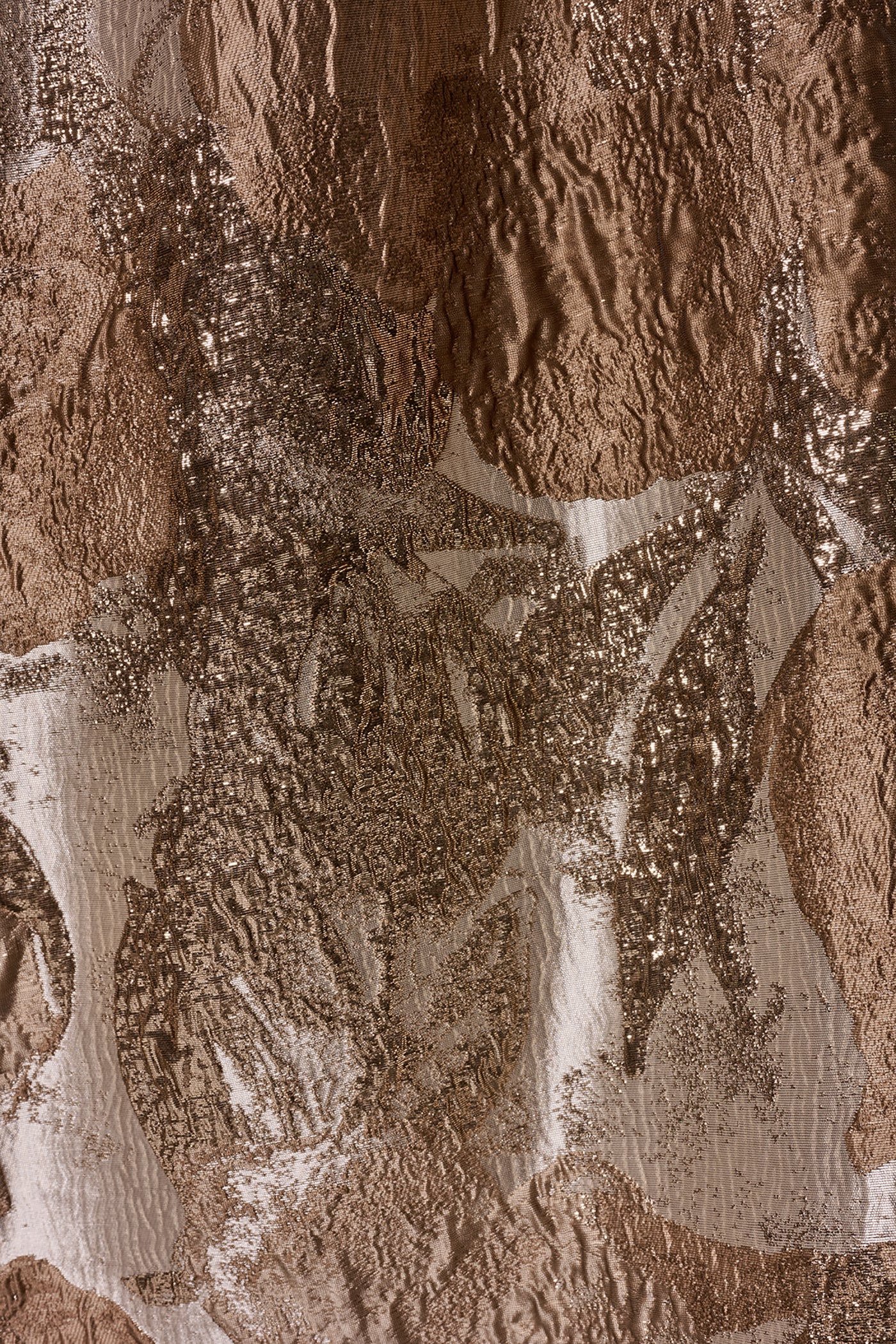 BROCADE STRAPLESS PLEATED MIDI GOWN VIEW 7 | Dresses & Jumpsuits