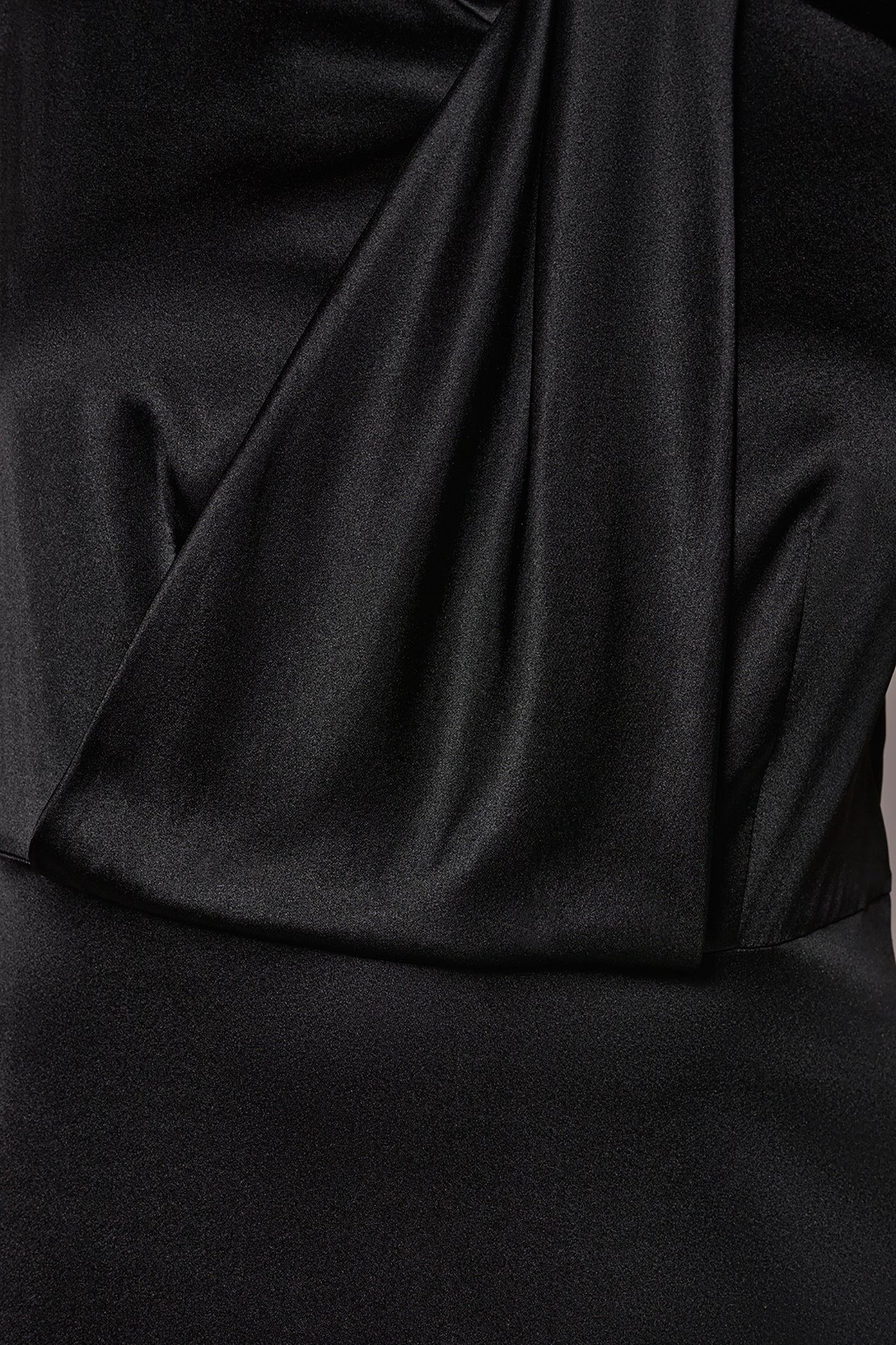 SILK-CHARMEUSE MIDI A-LINE DRESS VIEW 5 | Dresses & Jumpsuits