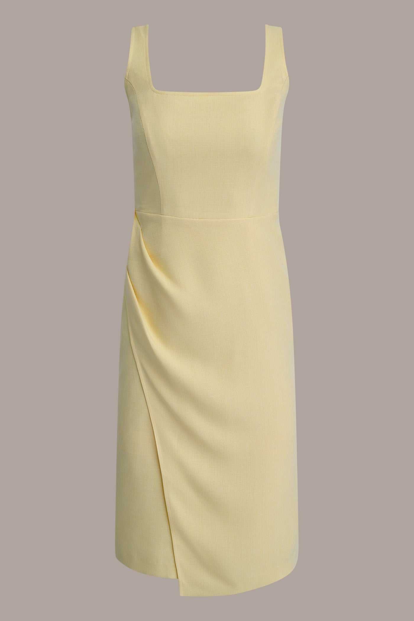 TENCEL WRAP-EFFECT MIDI SHEATH DRESS VIEW 8 | New Dresses