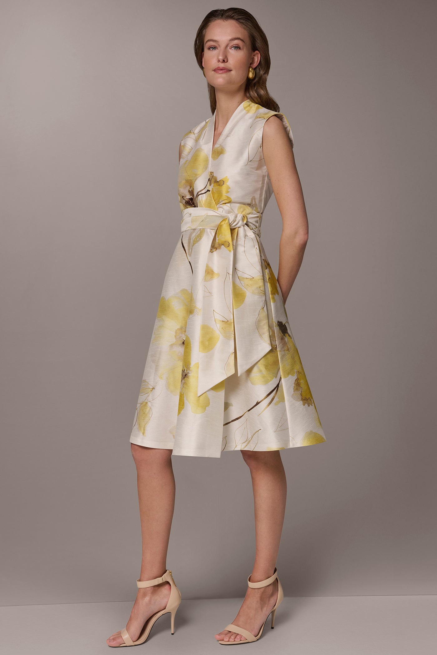 JACQUARD A-LINE DRESS VIEW 3 | New clothing