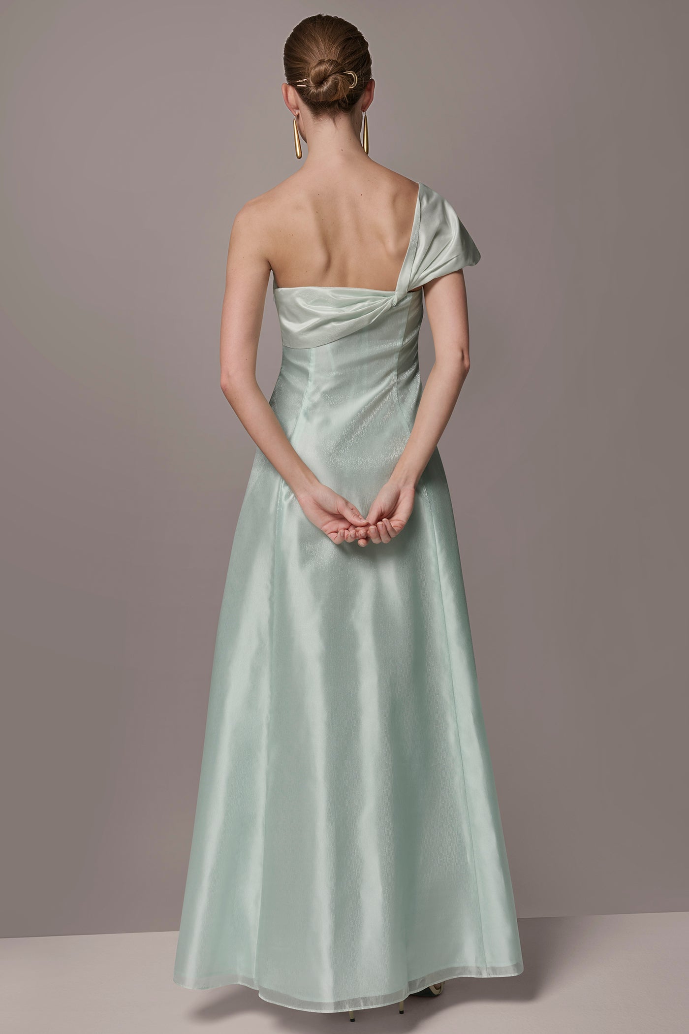 ORGANZA TWIST ONE-SHOULDER BALL GOWN | View 2 | Dresses & Jumpsuits