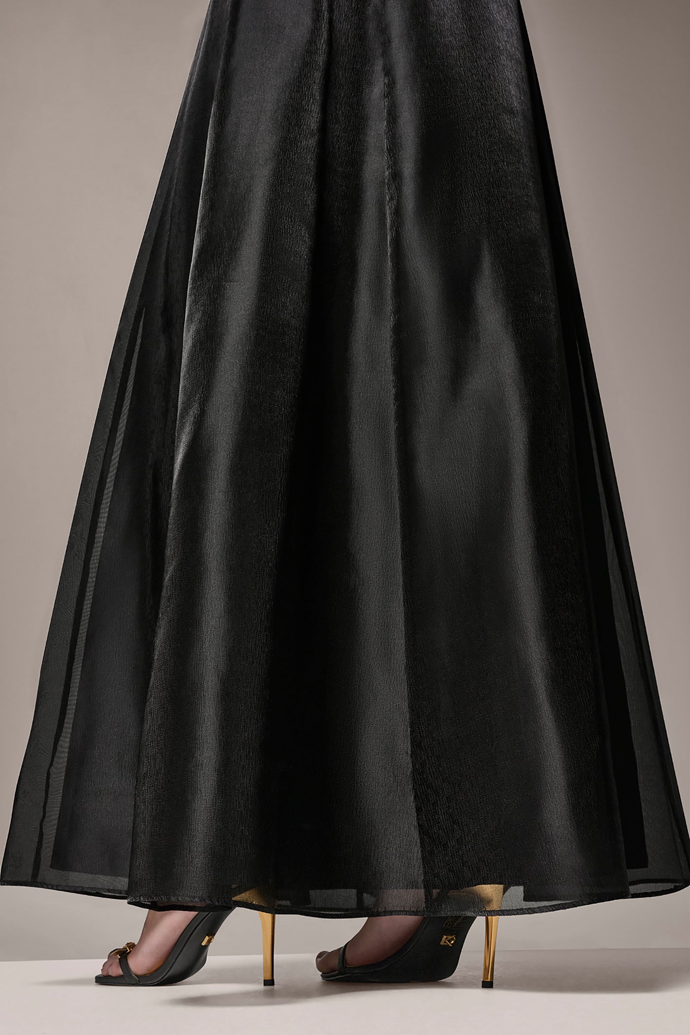 ORGANZA TWIST ONE-SHOULDER BALL GOWN VIEW 6