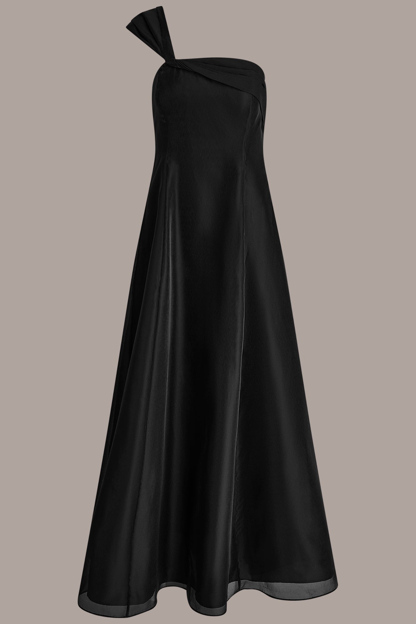 ORGANZA TWIST ONE-SHOULDER BALL GOWN VIEW 11