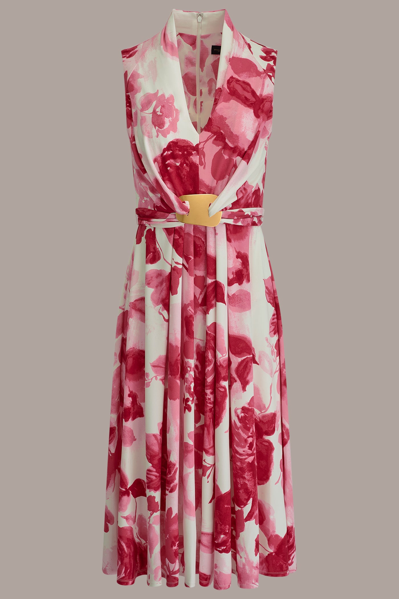 FLORAL MIDI A-LINE DRESS VIEW 8 | All Products