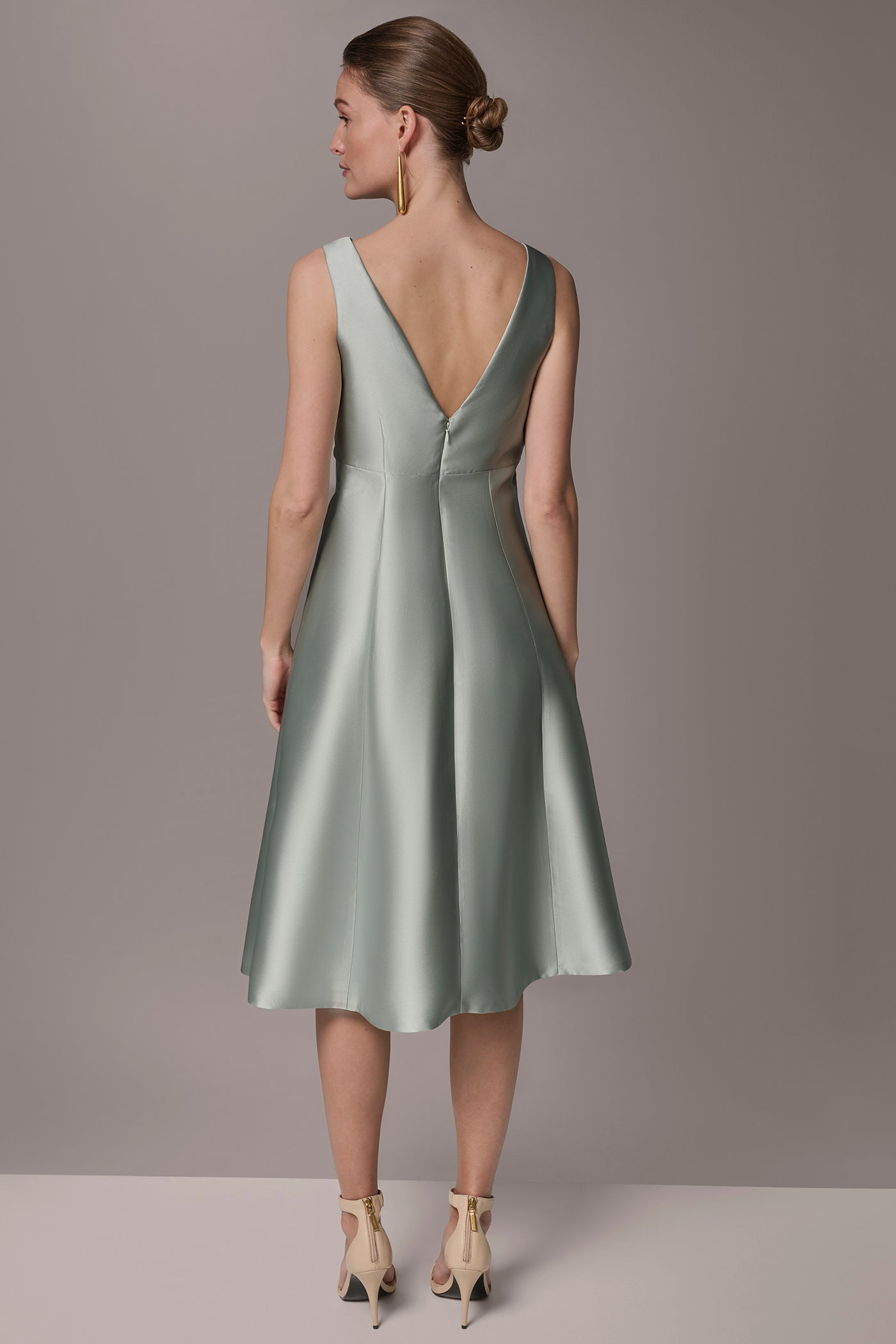 MIKADO CRYSTAL MIDI GOWN | View 2 | Dresses & Jumpsuits