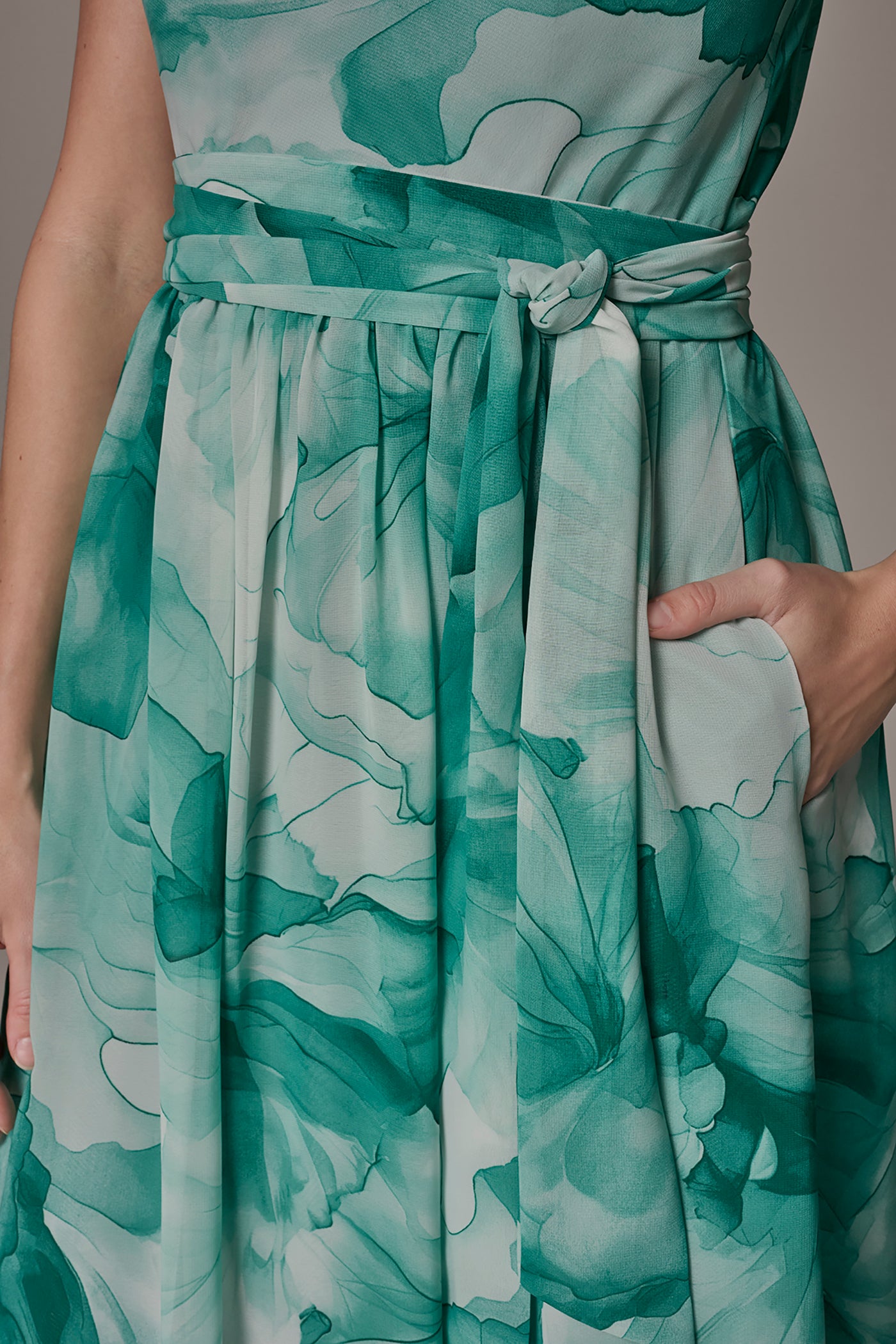 ONE SHOULDER SELF TIE BALL GOWN VIEW 5 | New clothing