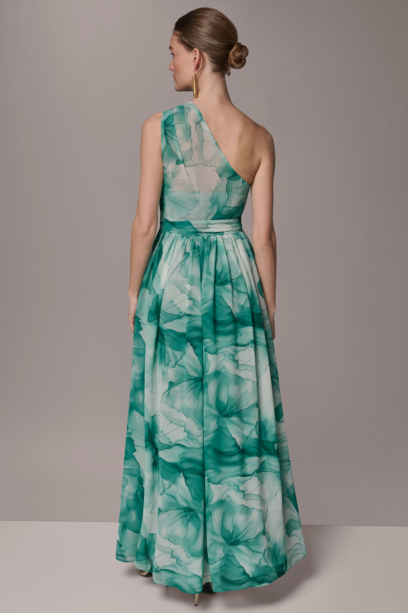 ONE SHOULDER SELF TIE BALL GOWN | View 2 | New clothing