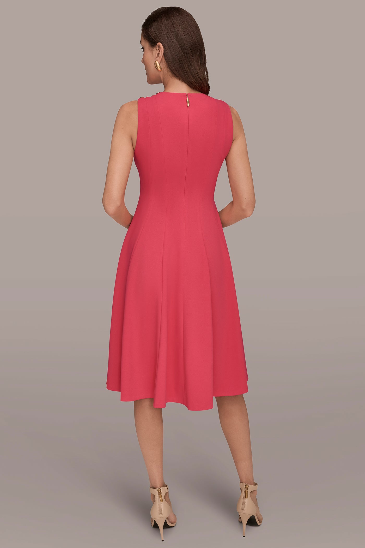 FIT & FLARE MIDI DRESS | View 2 | Dresses & Jumpsuits