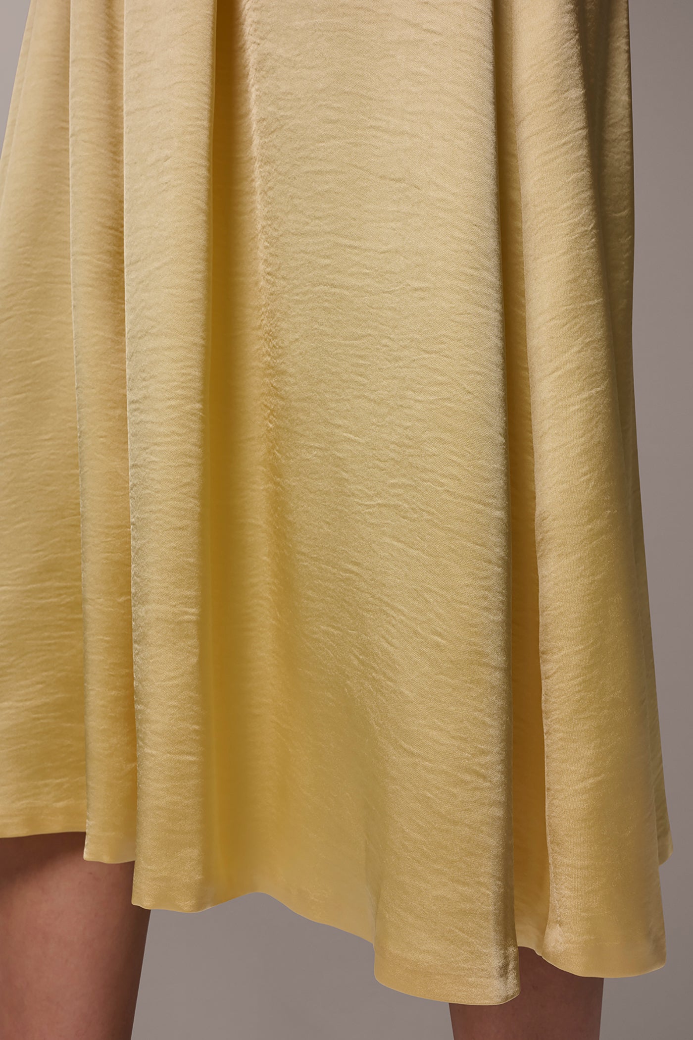 SATIN-JACQUARD WRAP-EFFECT MIDI HALTER DRESS VIEW 7 | New Dresses