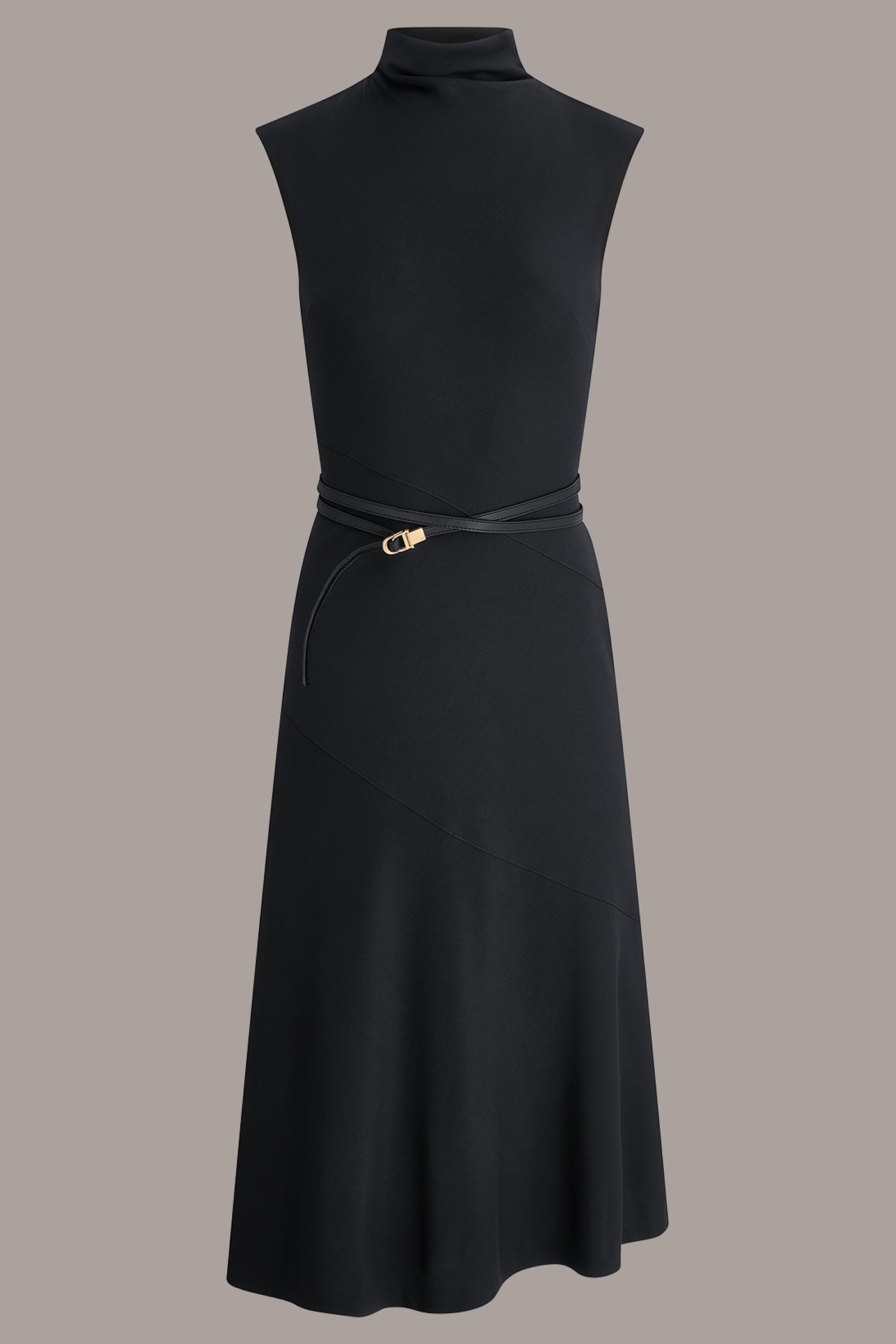 HIGH MOCK NECK MIDI DRESS VIEW 11 | Private offer