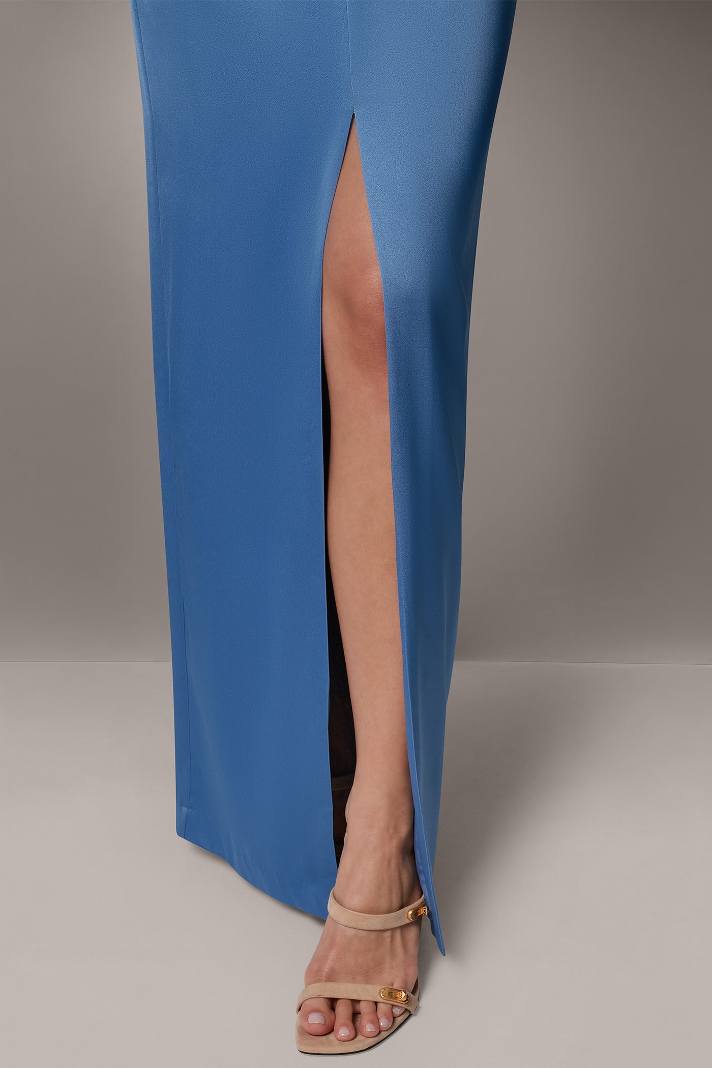 SATIN TWIST FRONT GOWN VIEW 7 | Dresses & Jumpsuits