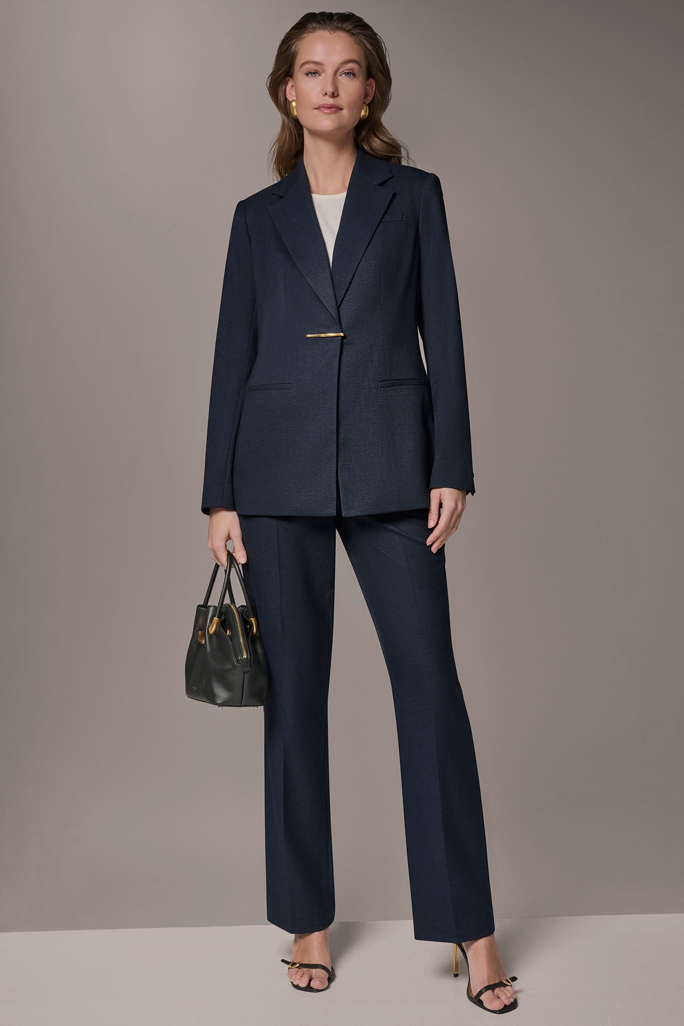 GOLD BAR LONGLINE BLAZER VIEW 5 | Blazers & Vests