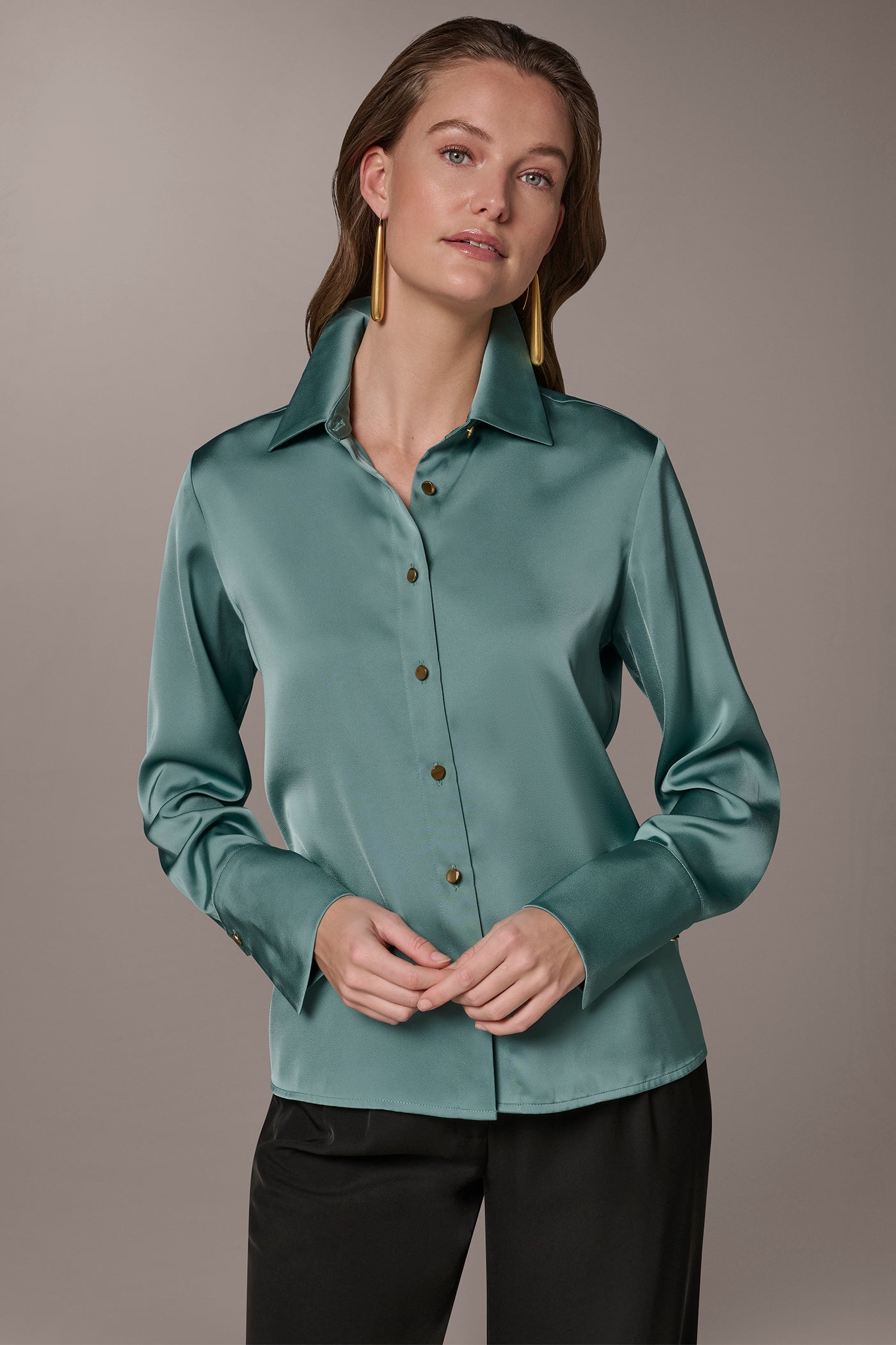 SATIN BLOUSE | View 1 | All Products