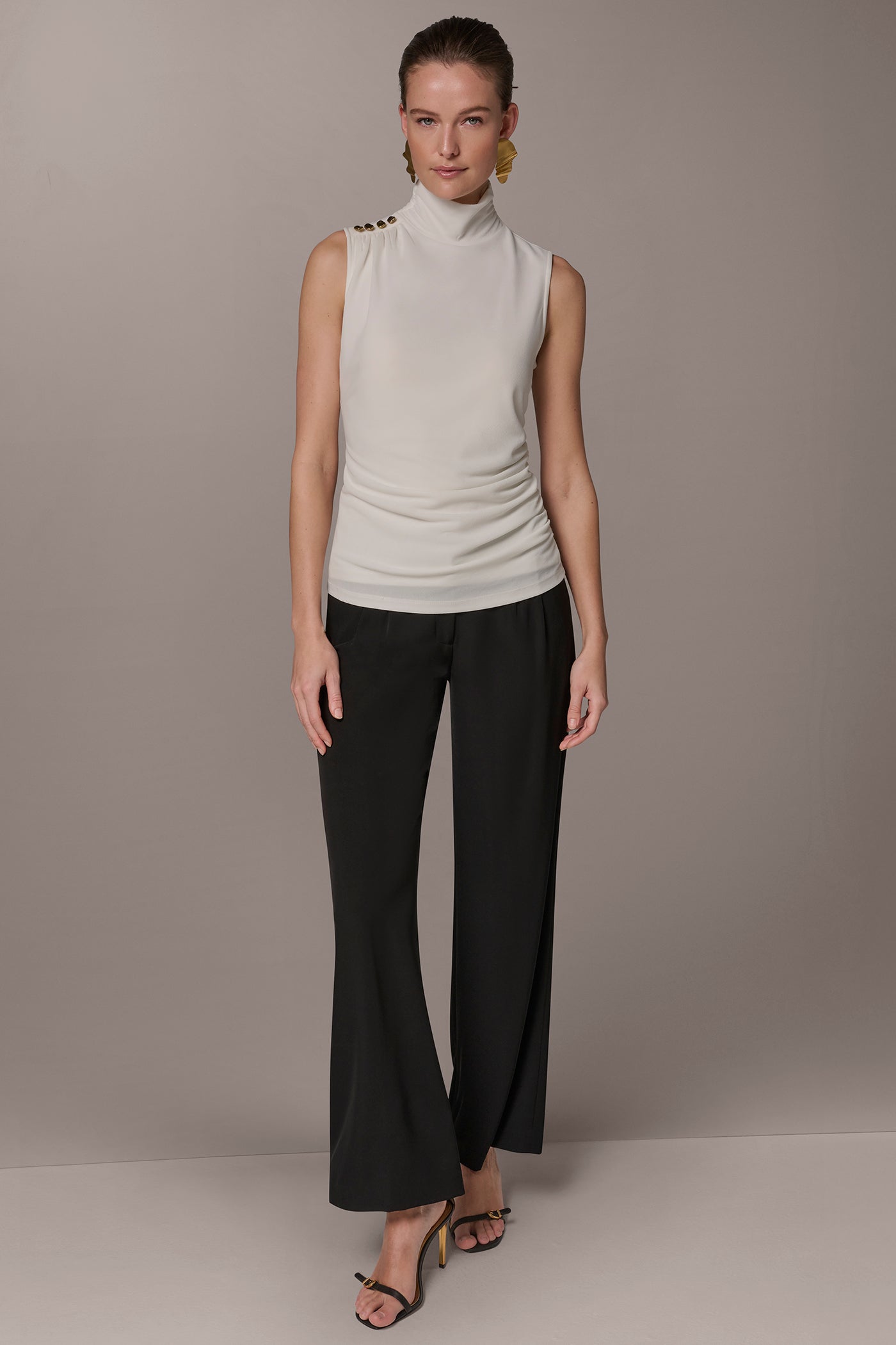 BUTTON SHOULDER BLOUSE VIEW 6 | New clothing