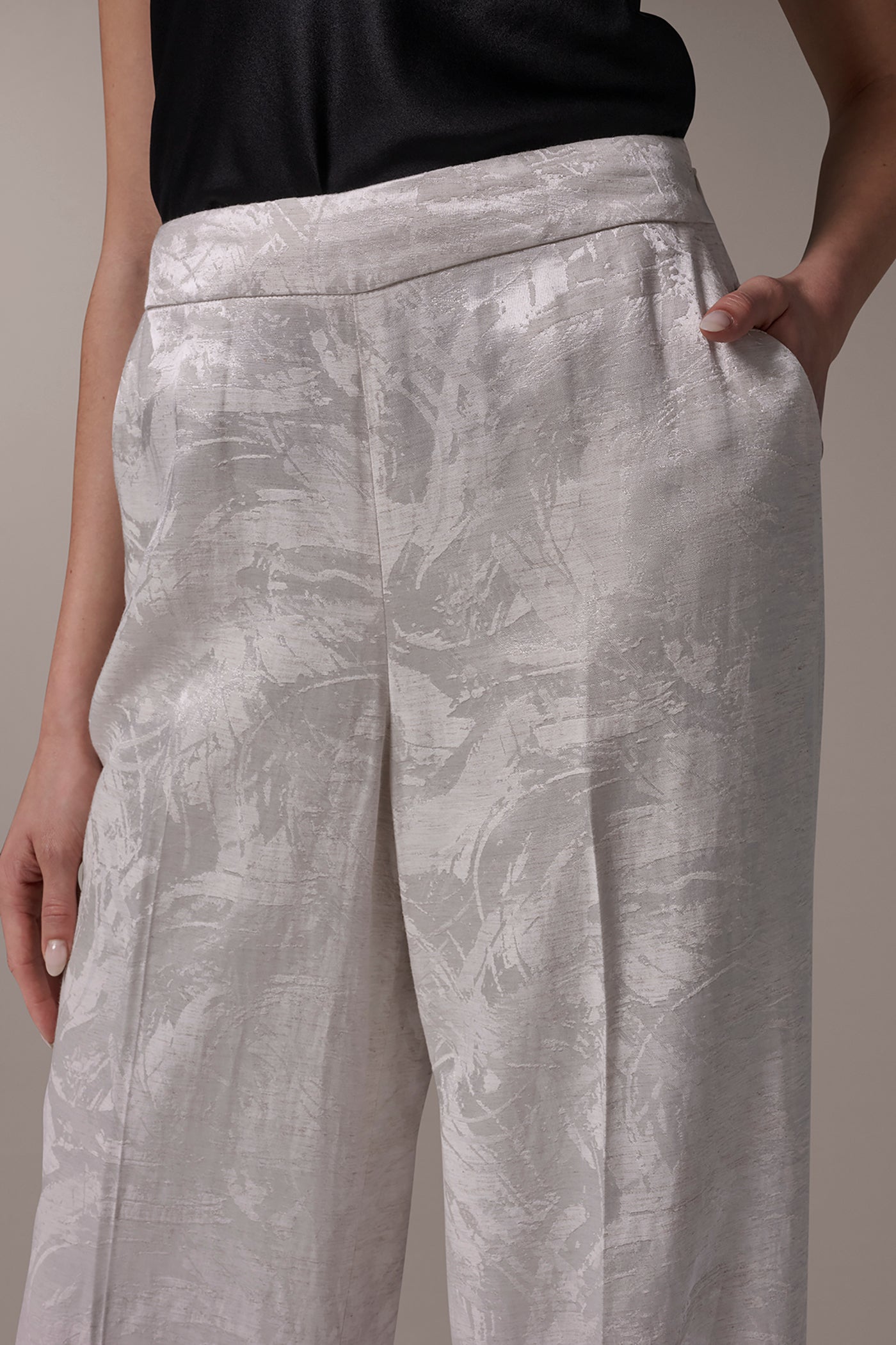 EXTRA HIGH-RISE WIDE-LEG SUIT PANT VIEW 4 | New clothing