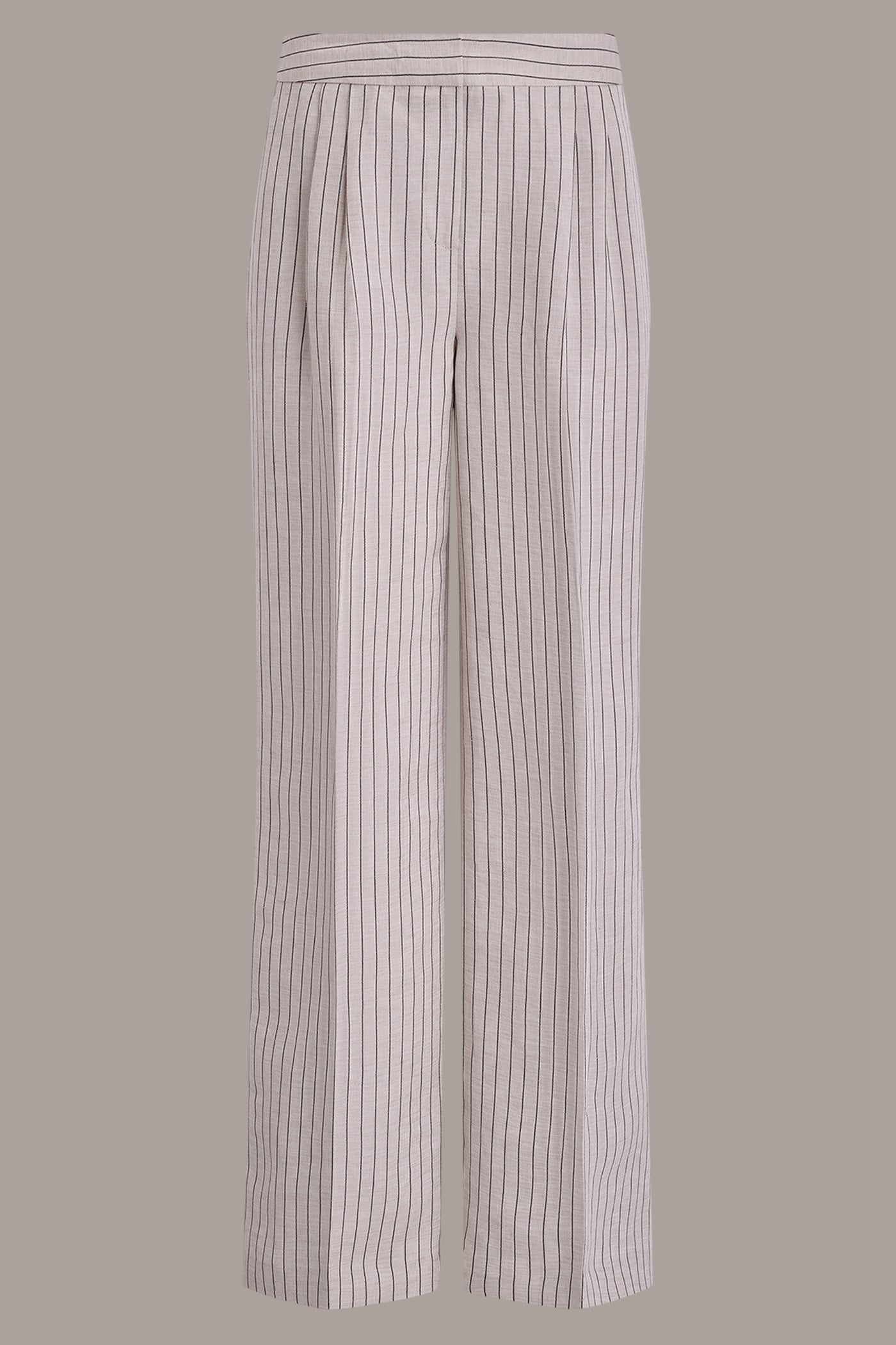 MID-RISE PINSTRIPE PLEATED WIDE-LEG PANT VIEW 8 | Suits and Separates