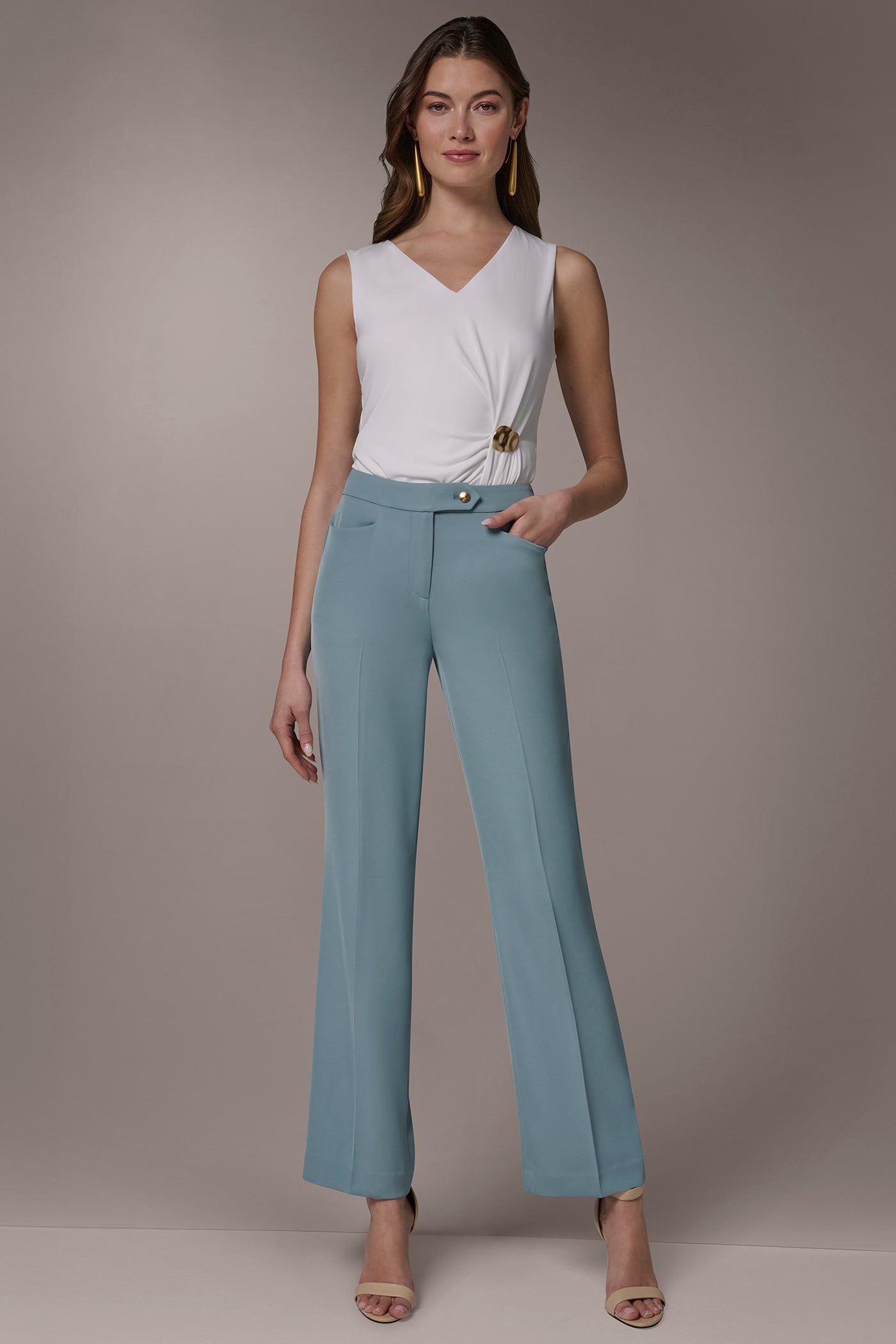 MID-RISE STRAIGHT SUIT PANT VIEW 6 | New Arrivals