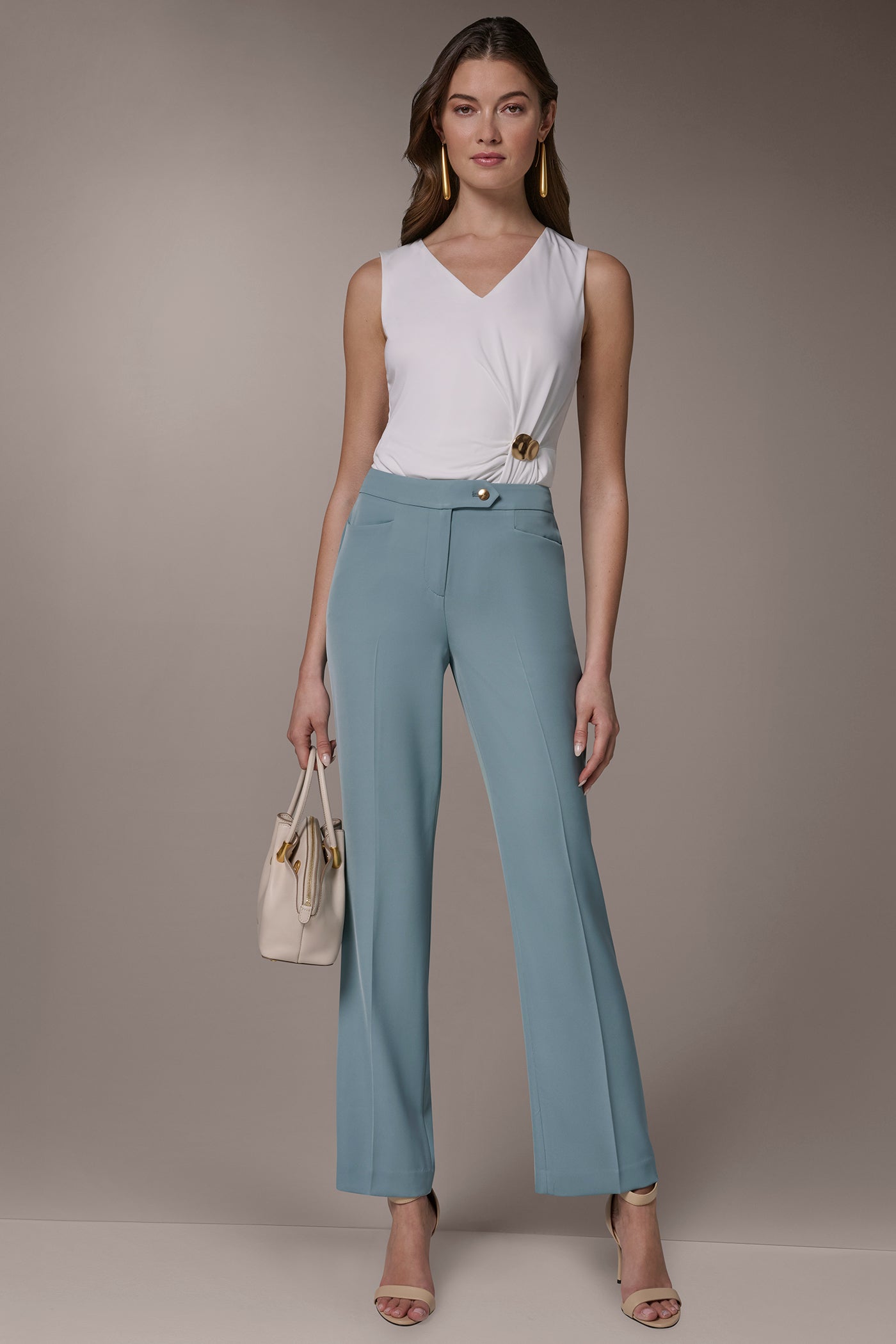 MID-RISE STRAIGHT SUIT PANT VIEW 7 | New Arrivals