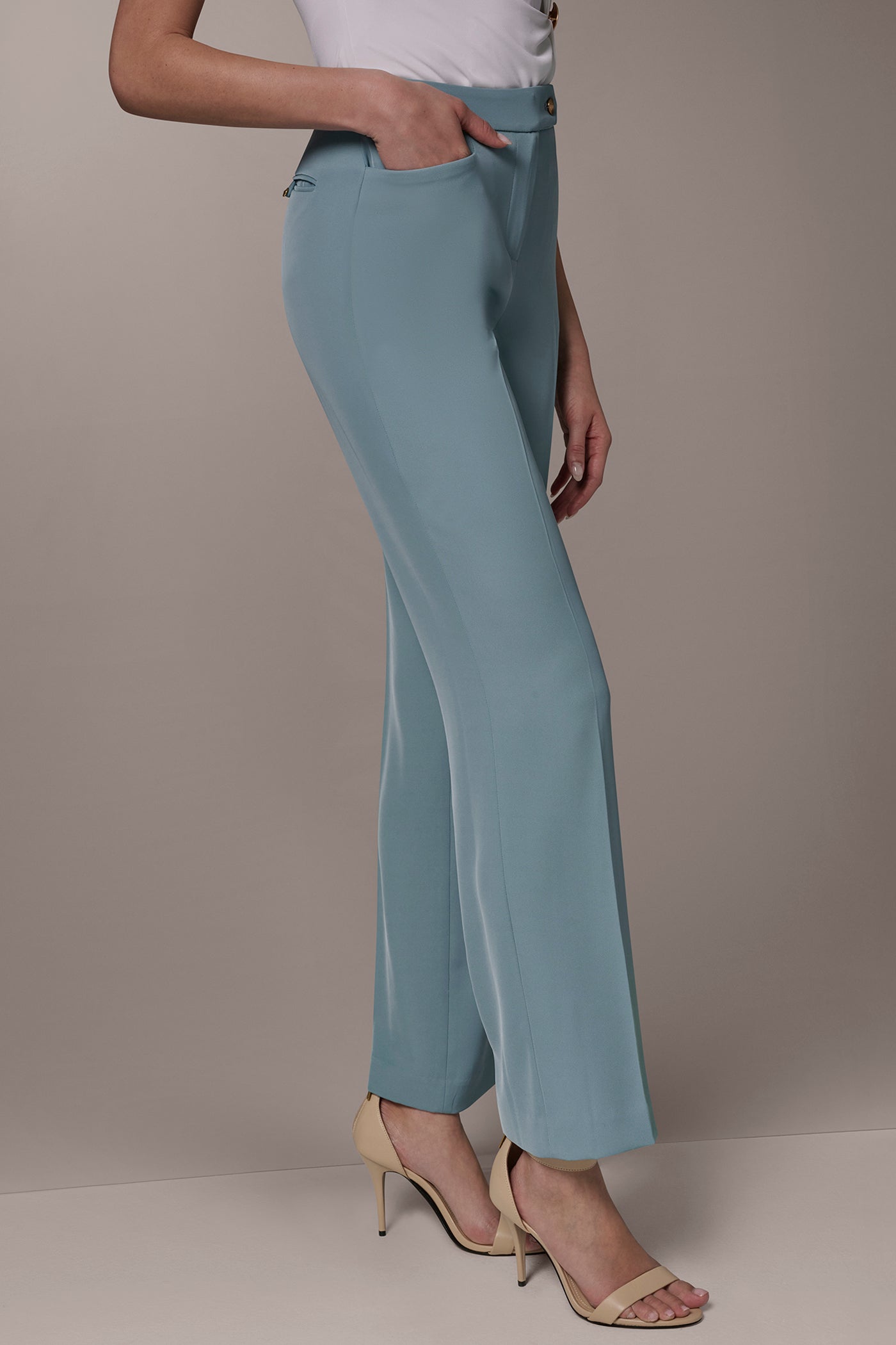 MID-RISE STRAIGHT SUIT PANT VIEW 3 | New Arrivals