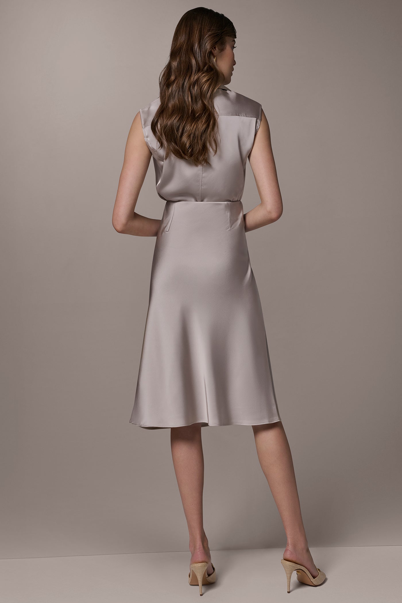 SATIN BIAS SKIRT VIEW 6 | New Arrivals