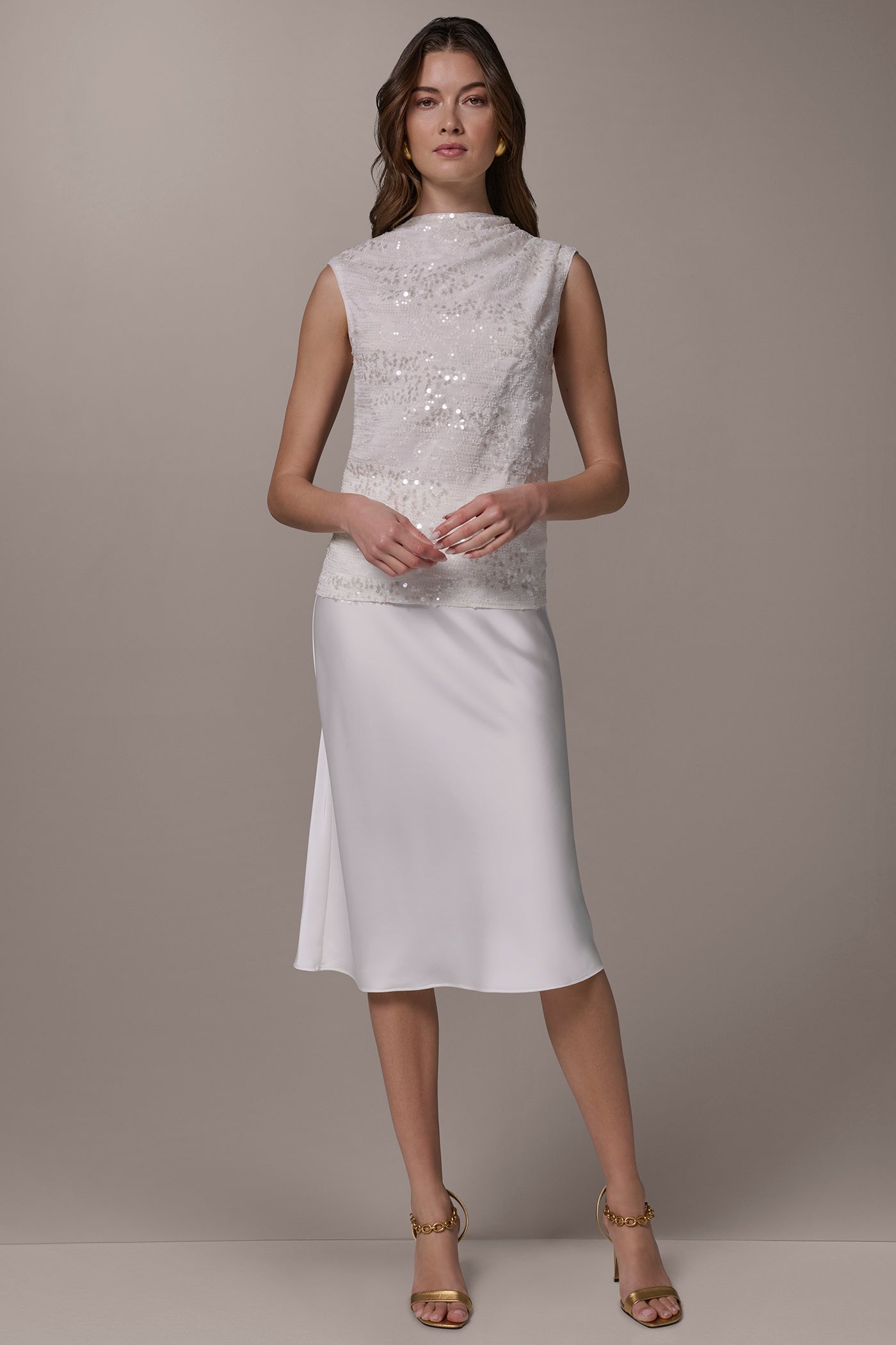 TEXTURED GATHERED SHOULDER BLOUSE VIEW 8 | Clothing