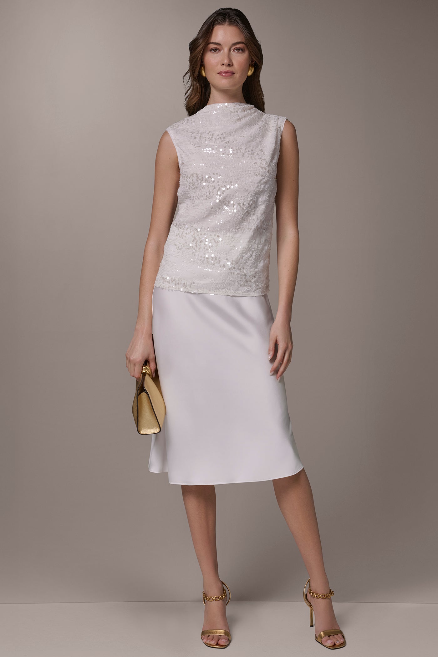 TEXTURED GATHERED SHOULDER BLOUSE VIEW 7 | Clothing