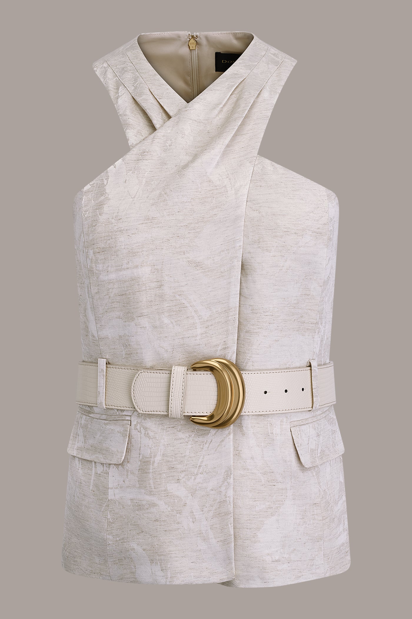 CROPPED CROSSOVER SUIT TOP VIEW 12 | All Products