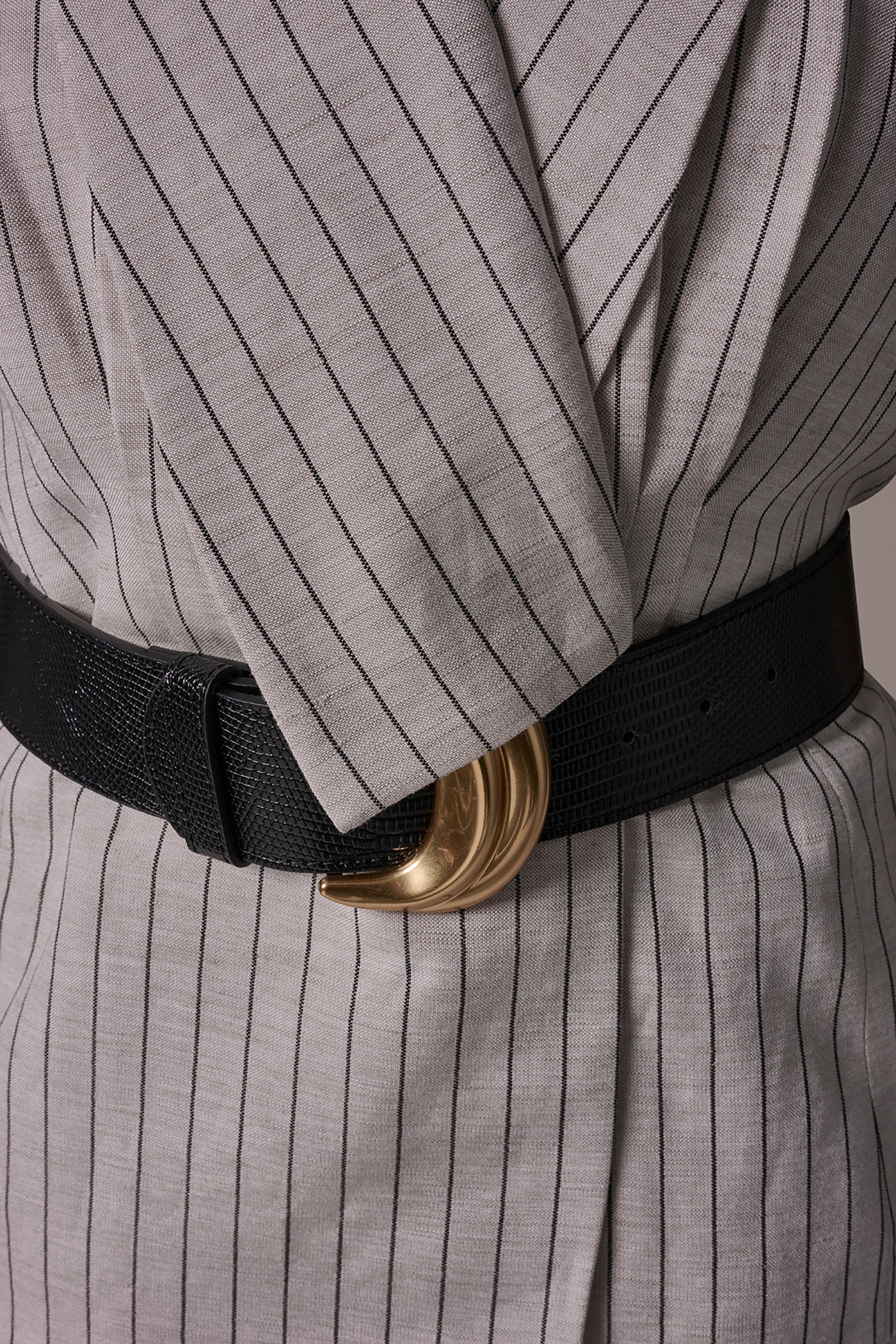 LINEN-BLEND PINSTRIPED SUIT VEST VIEW 5 | Blazers & Vests