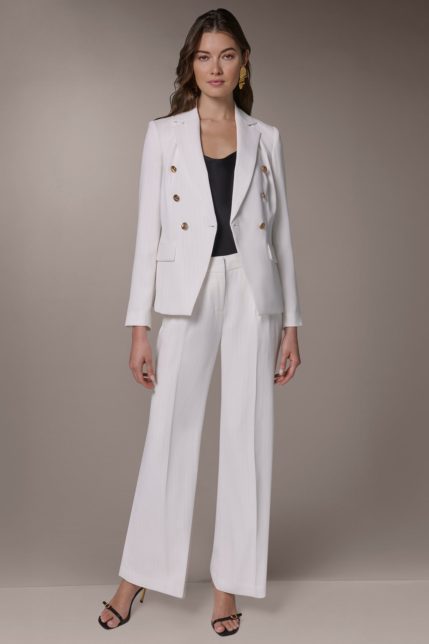 DOUBLE BREASTED PINSTRIPE SUIT BLAZER VIEW 9 | New clothing