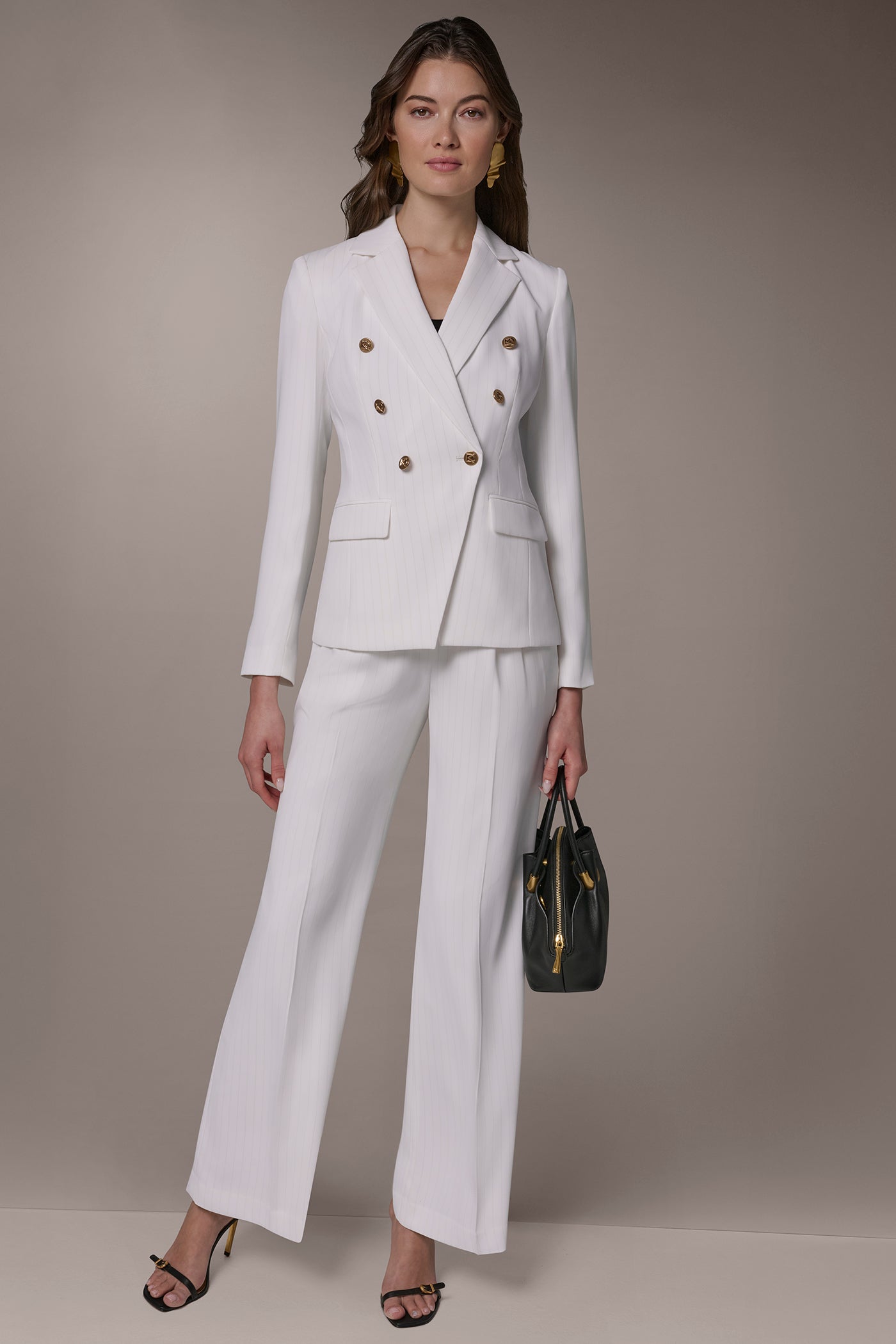 DOUBLE BREASTED PINSTRIPE SUIT BLAZER VIEW 11 | New clothing