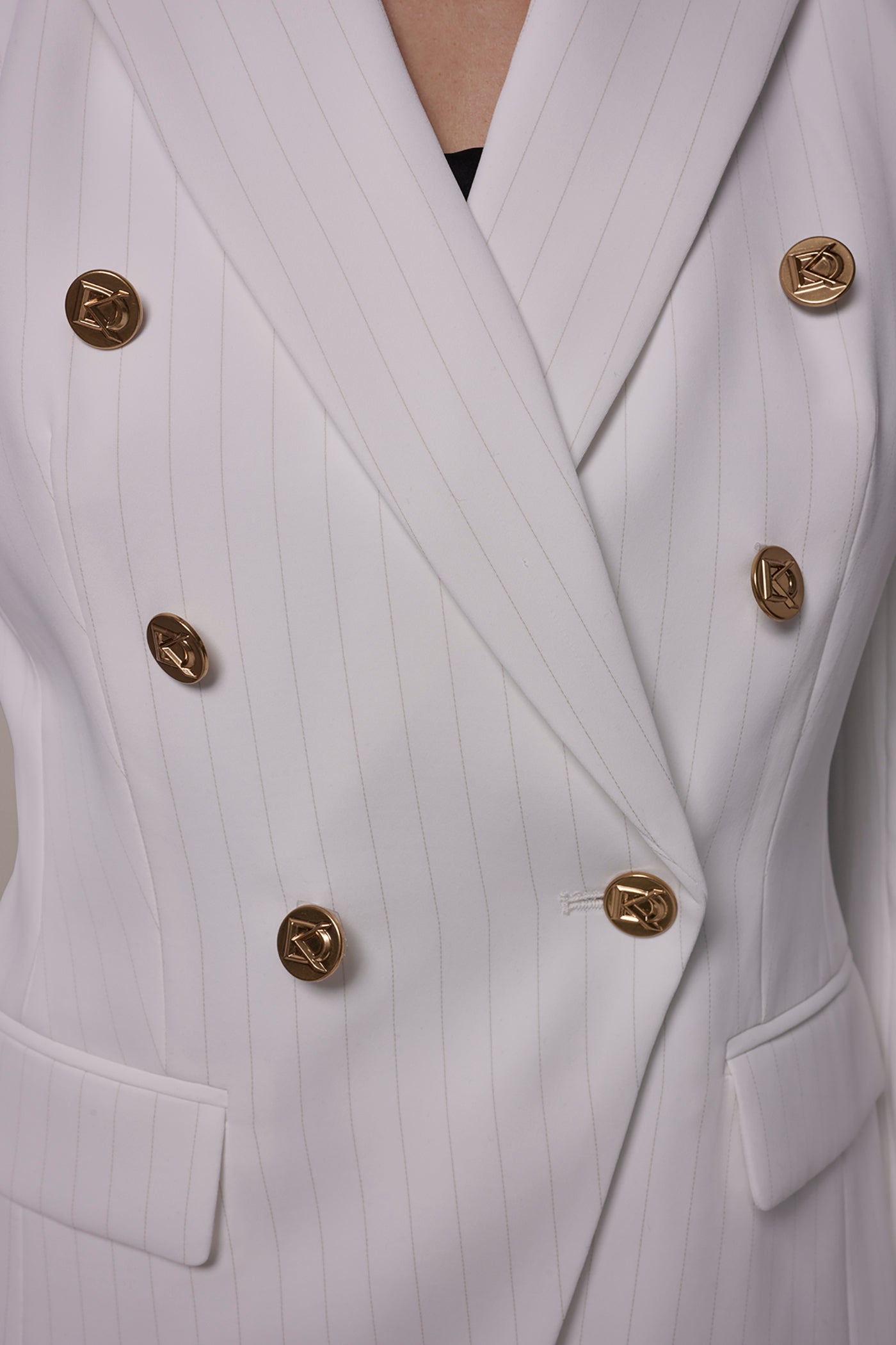 DOUBLE BREASTED PINSTRIPE SUIT BLAZER VIEW 7 | New clothing