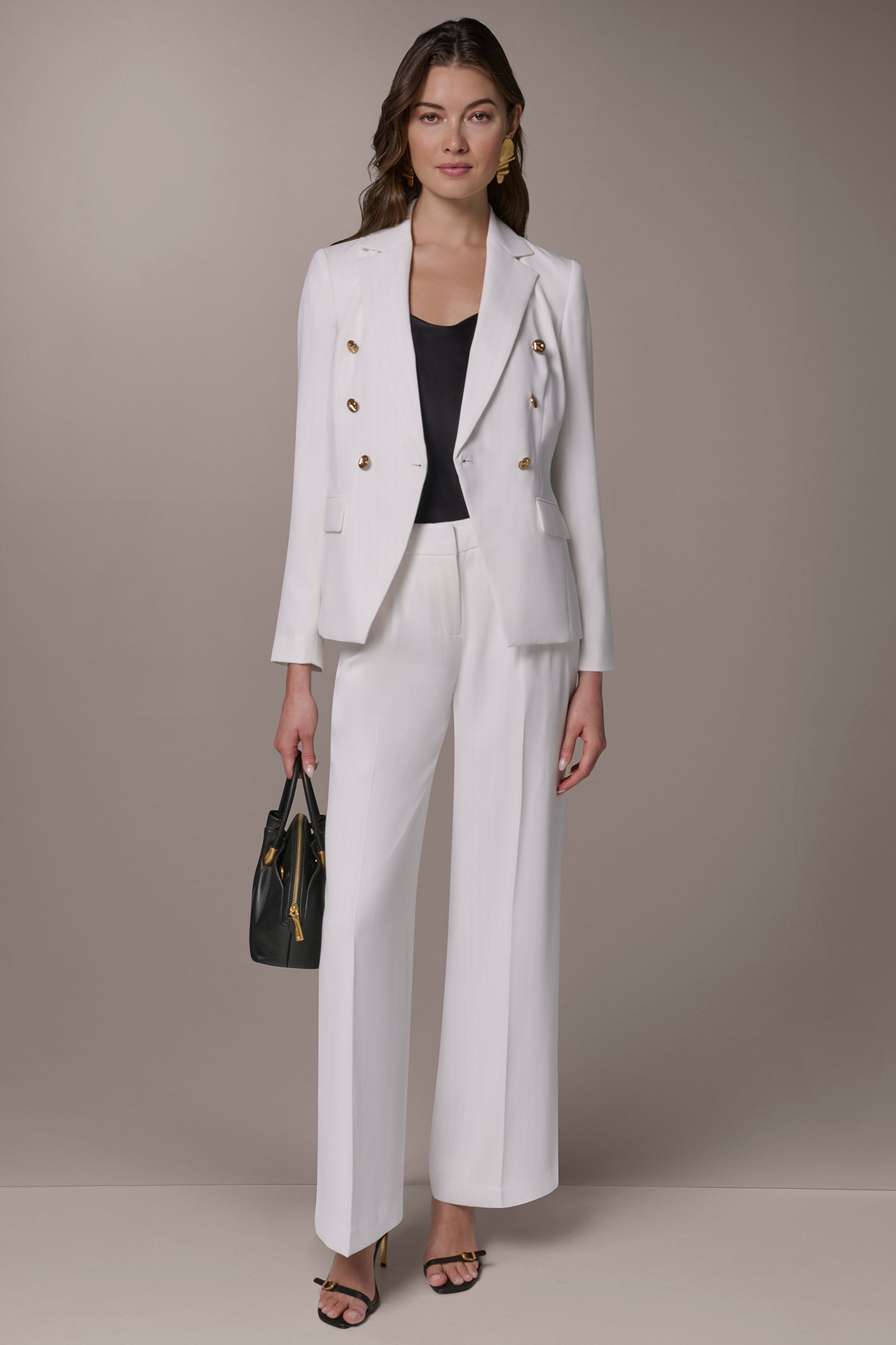 DOUBLE BREASTED PINSTRIPE SUIT BLAZER VIEW 10 | New clothing