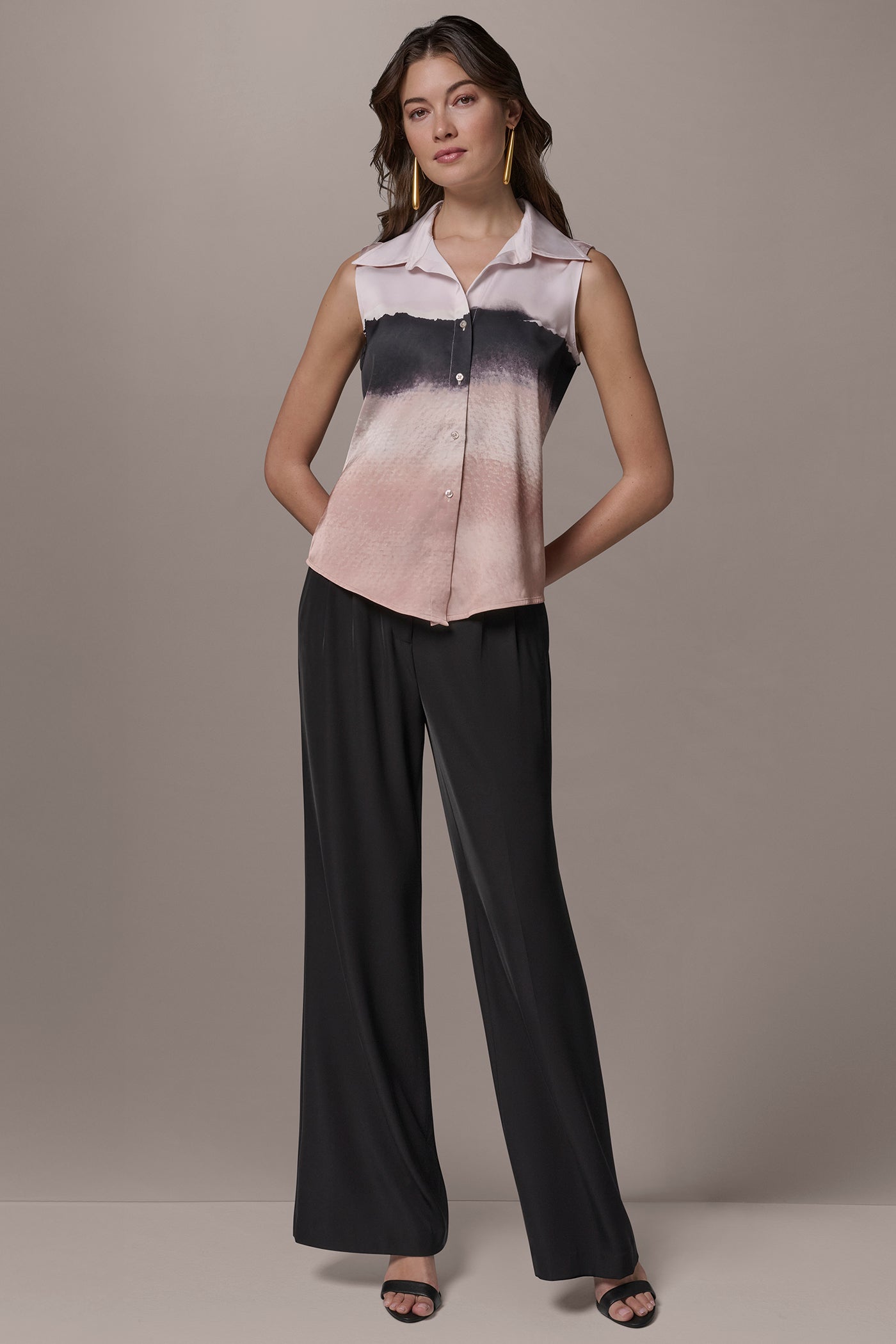 SLEEVELESS HIGH-LOW BLOUSE VIEW 7 | New clothing