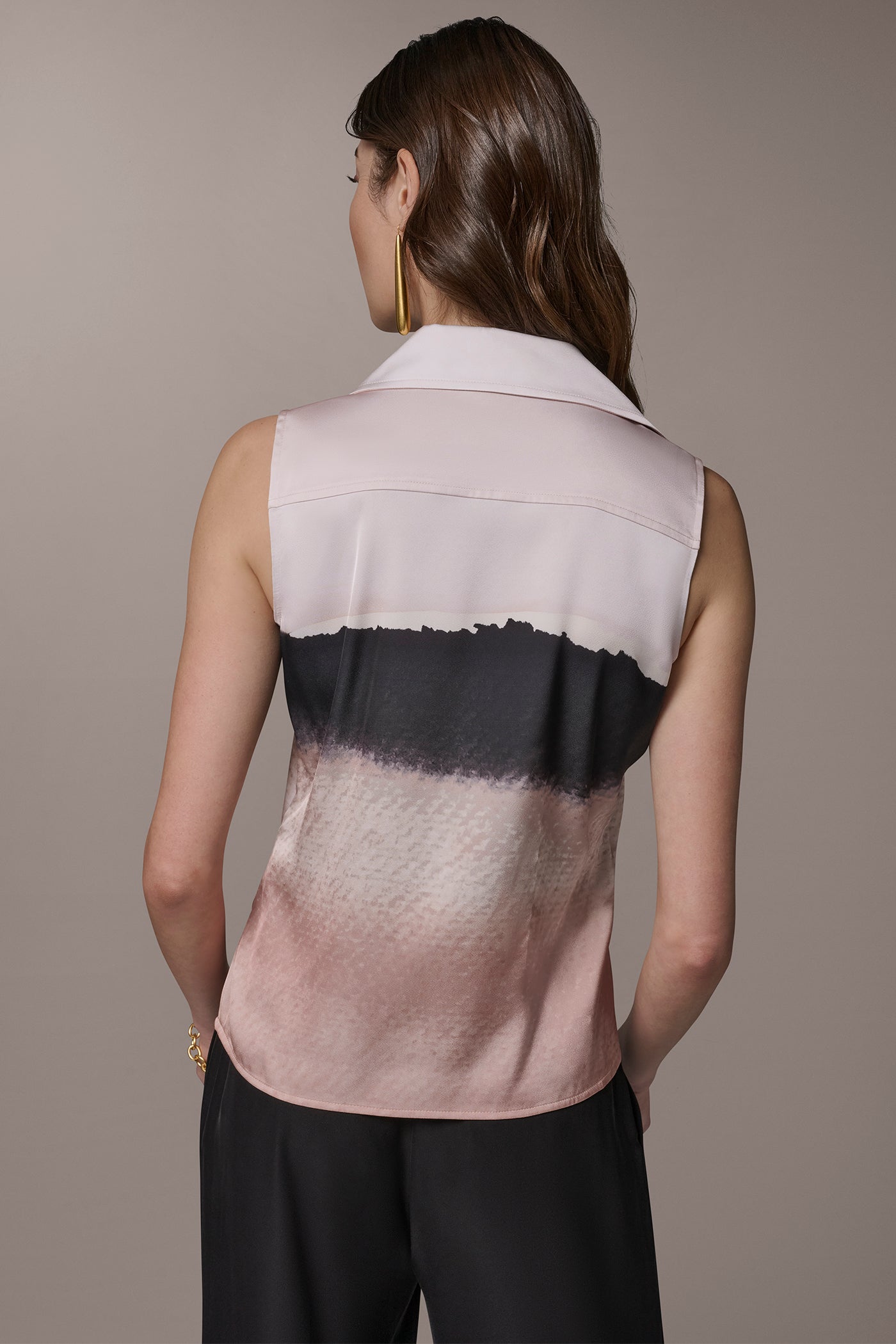 SLEEVELESS HIGH-LOW BLOUSE | View 2 | New clothing