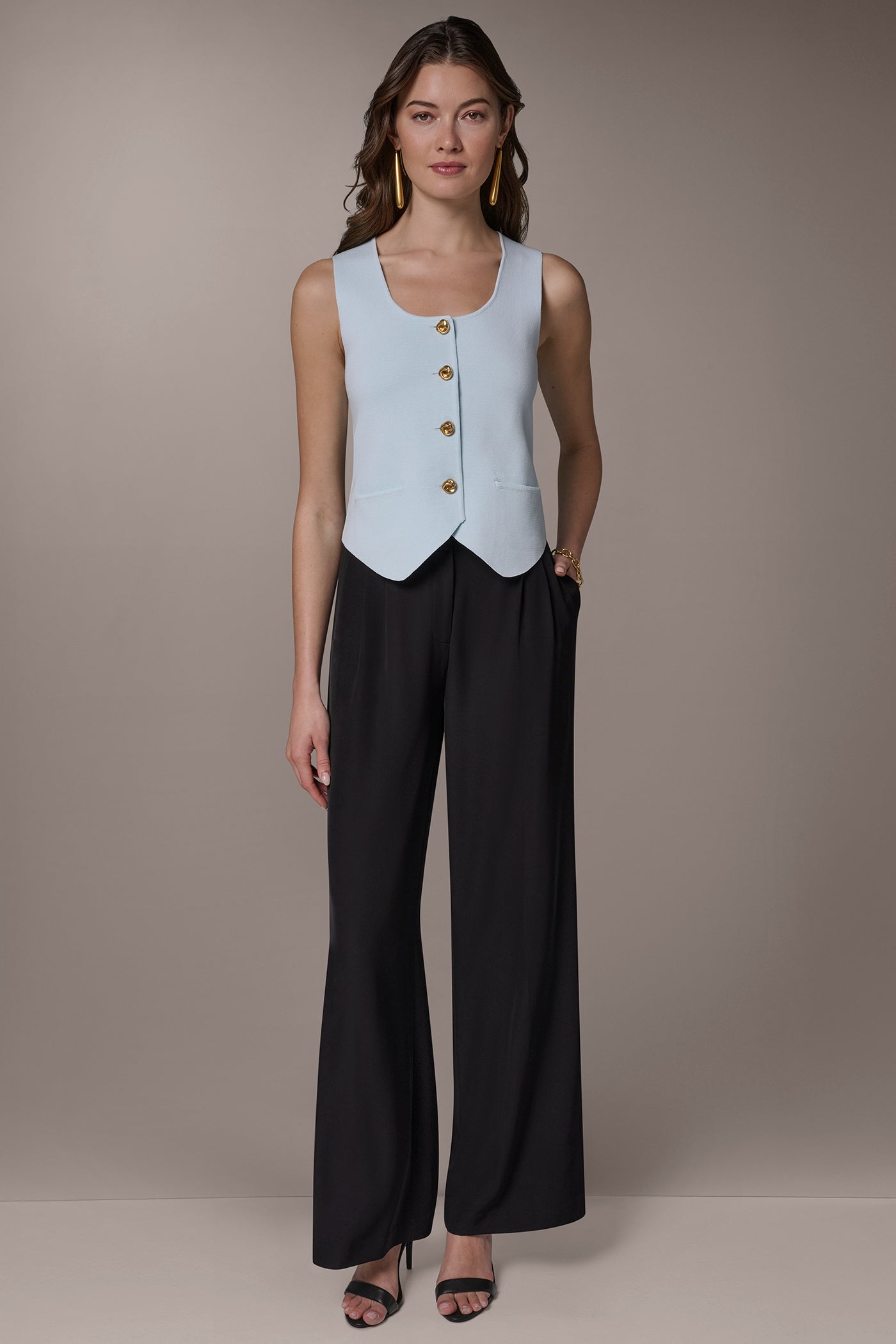 CROPPED SWEATER SUIT VEST VIEW 6 | New Arrivals