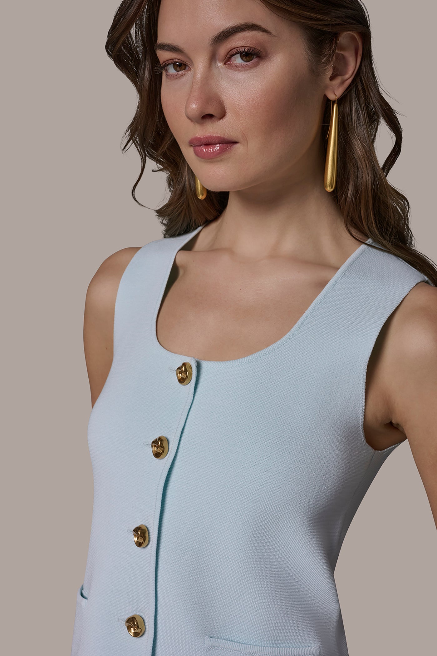 CROPPED SWEATER SUIT VEST VIEW 4 | New Arrivals